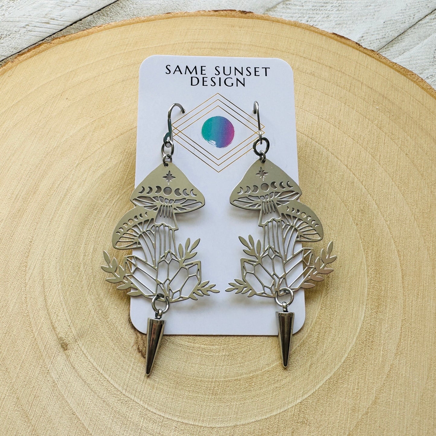 Mushroom Earrings, Witchy Earrings, Cottagecore Earrings, Unique Gifts for Women Birthday, Nature Lover Gift, Mothers Day Gift from Daughter