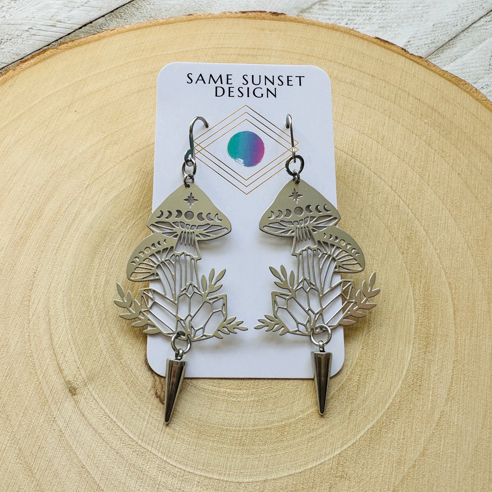 Mushroom Earrings, Witchy Earrings, Cottagecore Earrings, Unique Gifts for Women Birthday, Nature Lover Gift, Mothers Day Gift from Daughter