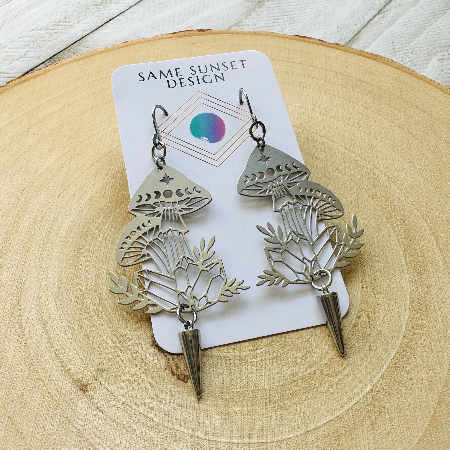 Mushroom Earrings, Witchy Earrings, Cottagecore Earrings, Unique Gifts for Women Birthday, Nature Lover Gift, Mothers Day Gift from Daughter