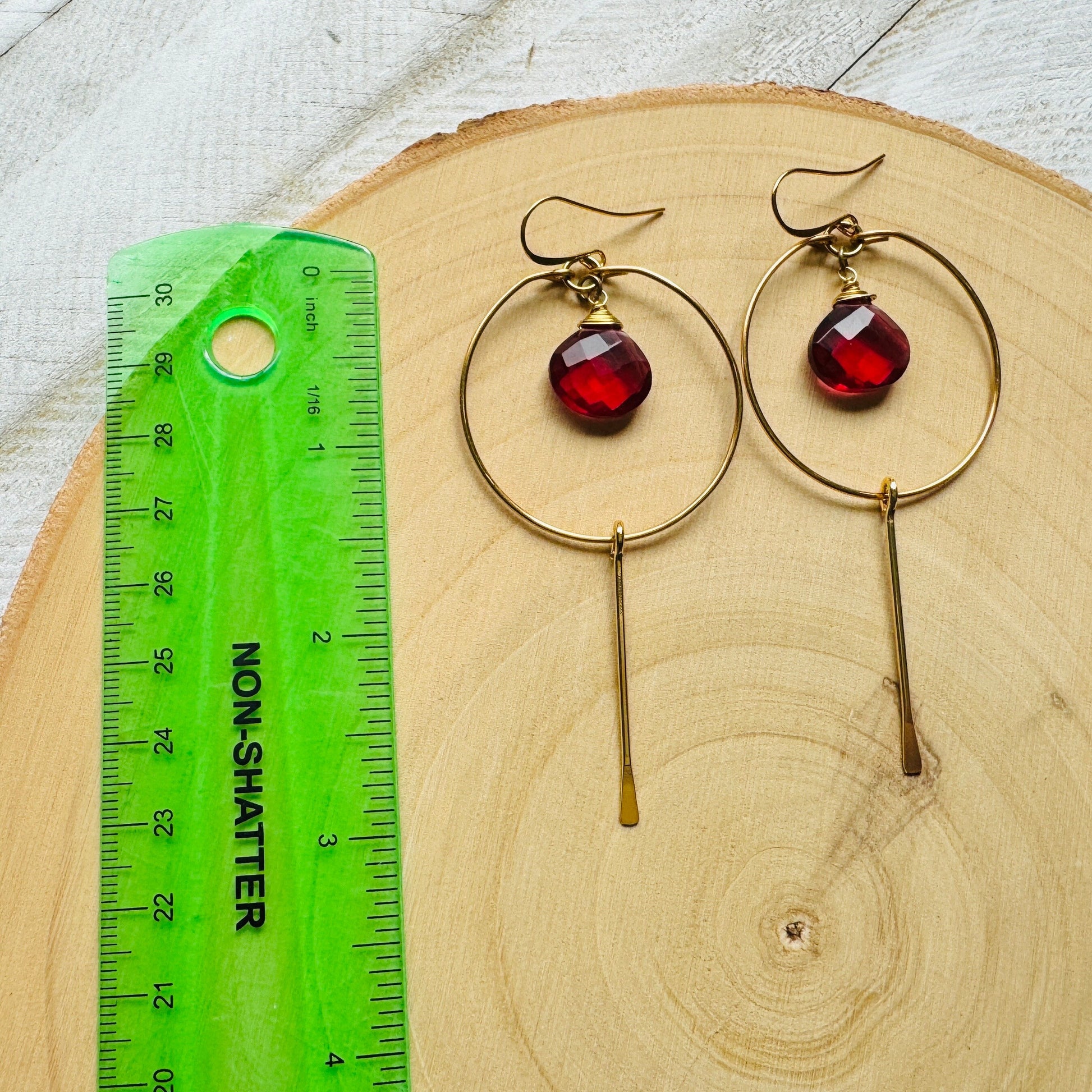 Pink Tourmaline Earrings, Western Earrings Gold, Statement Earrings Boho, Wedding Jewelry for Brides, Unique Gifts for Women Birthday