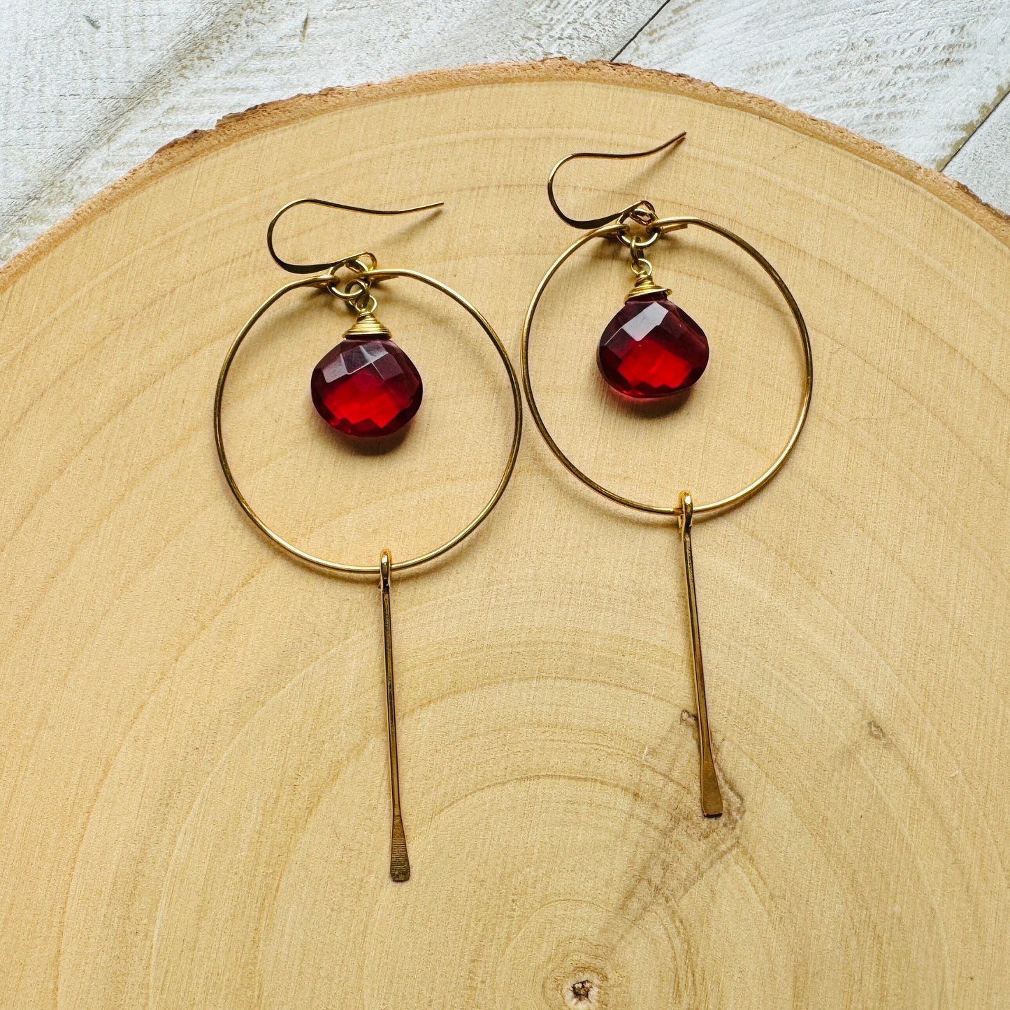 Pink Tourmaline Earrings, Western Earrings Gold, Statement Earrings Boho, Wedding Jewelry for Brides, Unique Gifts for Women Birthday