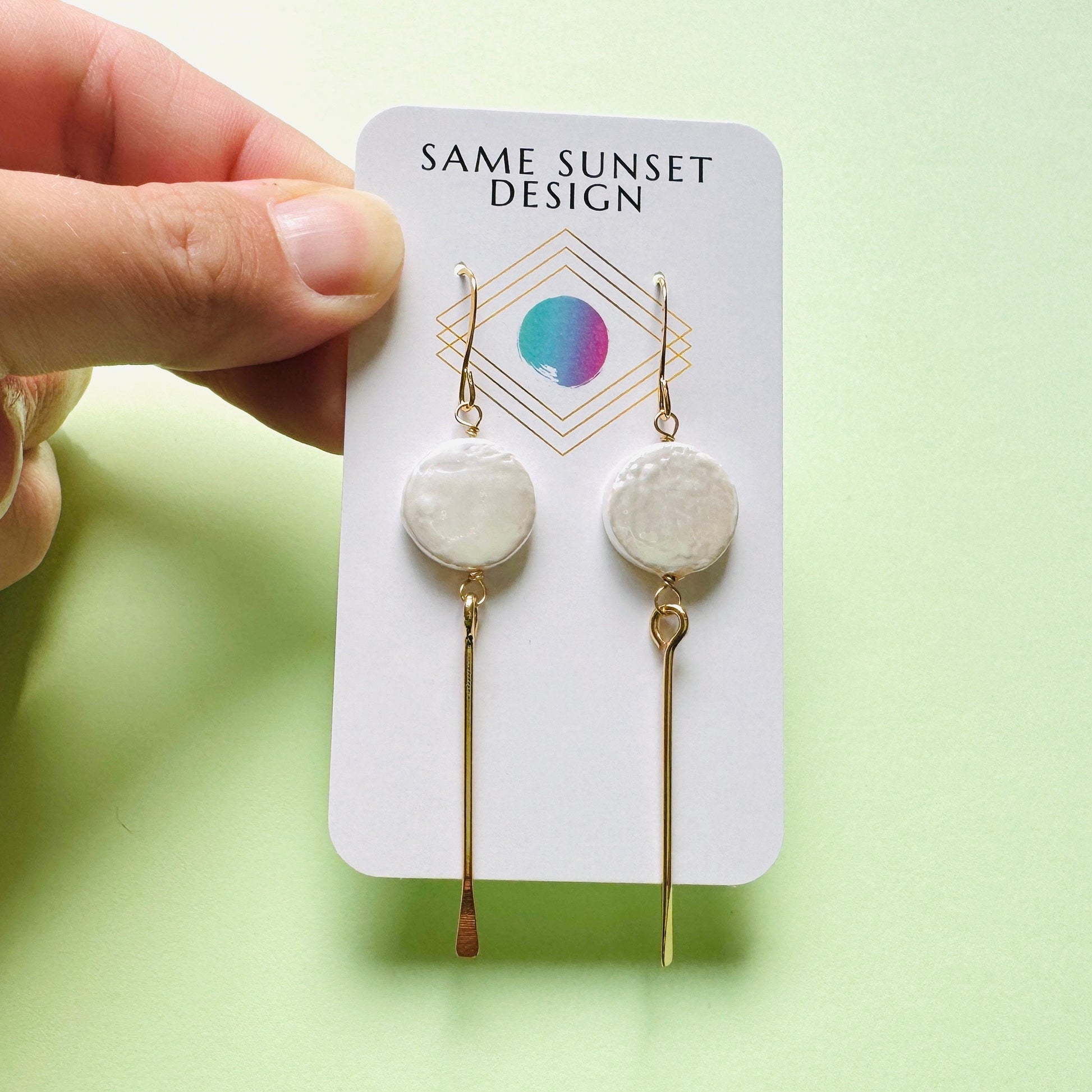 Pearl Earrings, Geometric Jewelry, Western Jewelry, Best Friend Birthday, Wedding Jewelry for Brides, Unique Birthday Gift for Mom, Boho