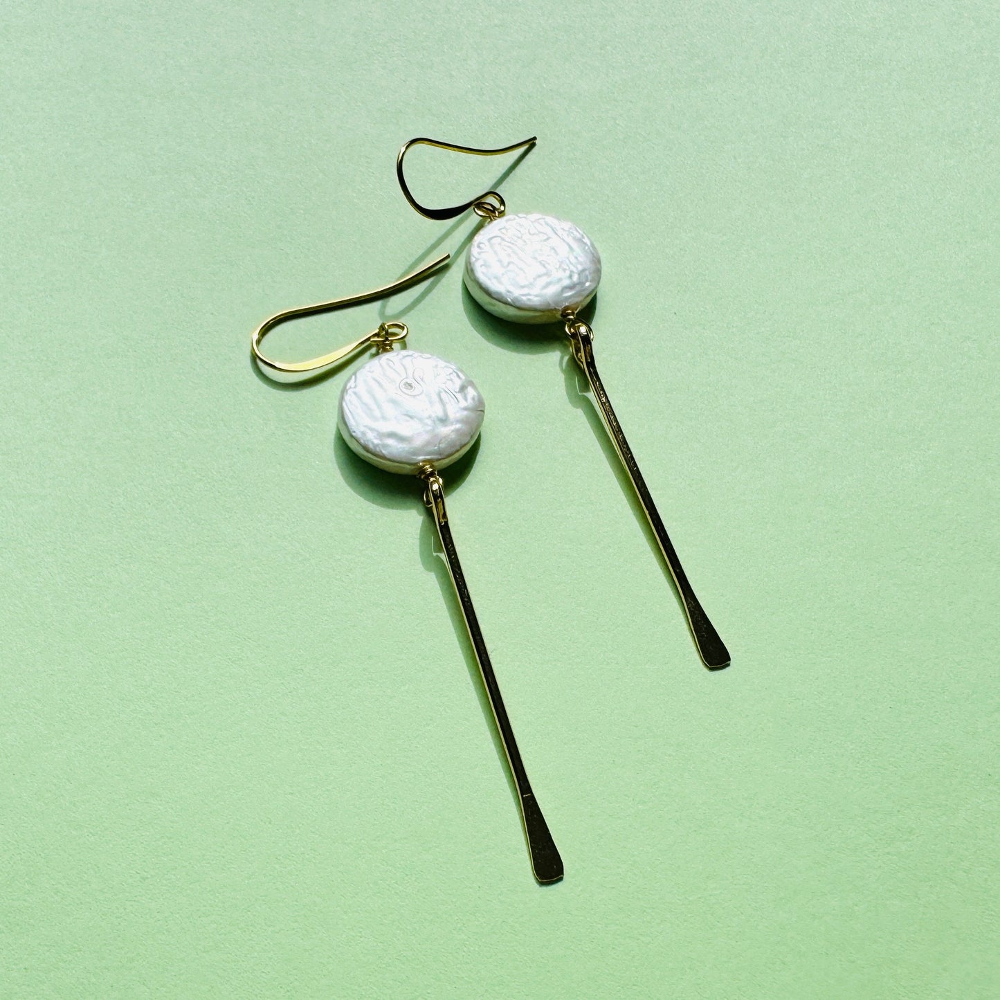 Pearl Earrings, Geometric Jewelry, Western Jewelry, Best Friend Birthday, Wedding Jewelry for Brides, Unique Birthday Gift for Mom, Boho