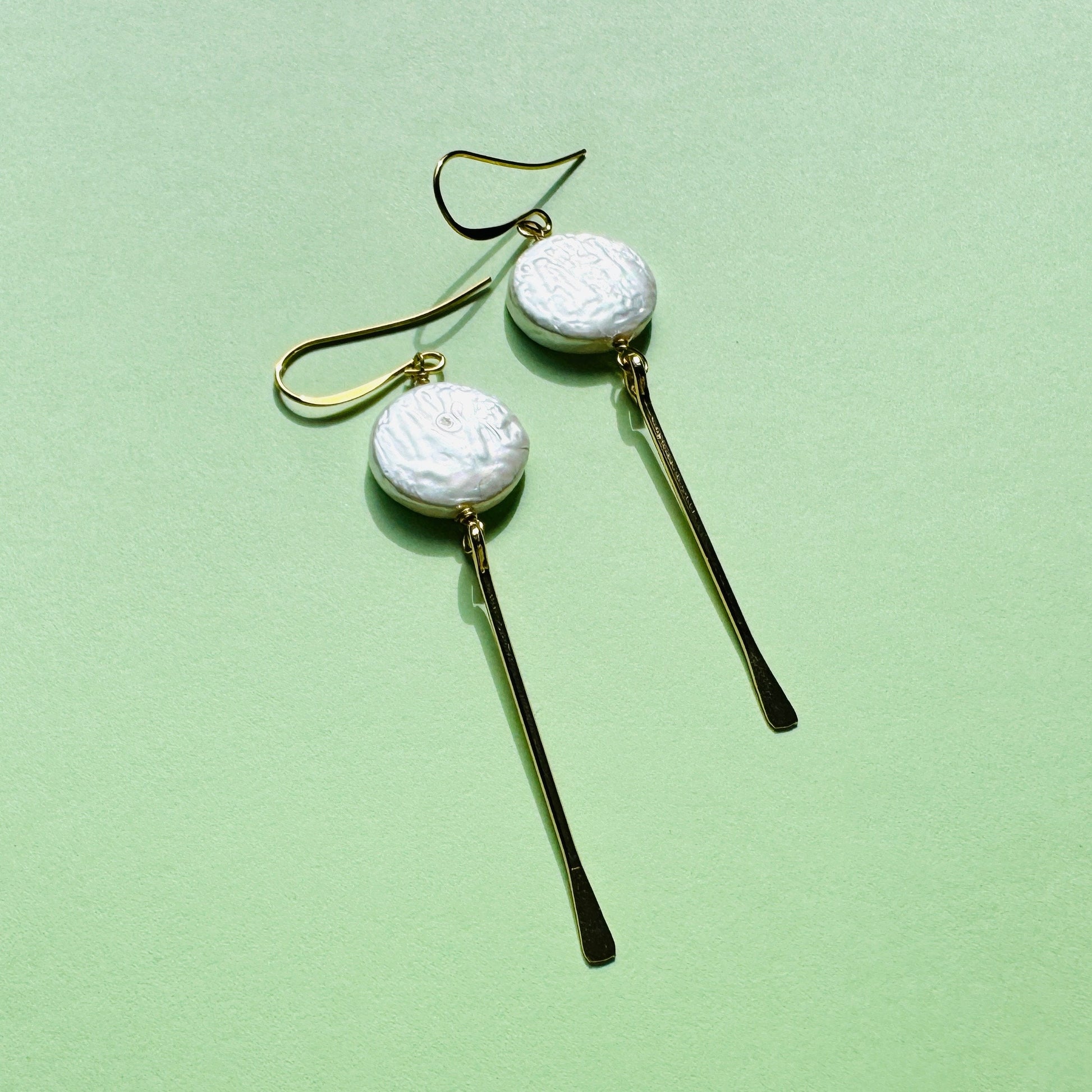 Pearl Earrings, Geometric Jewelry, Western Jewelry, Best Friend Birthday, Wedding Jewelry for Brides, Unique Birthday Gift for Mom, Boho