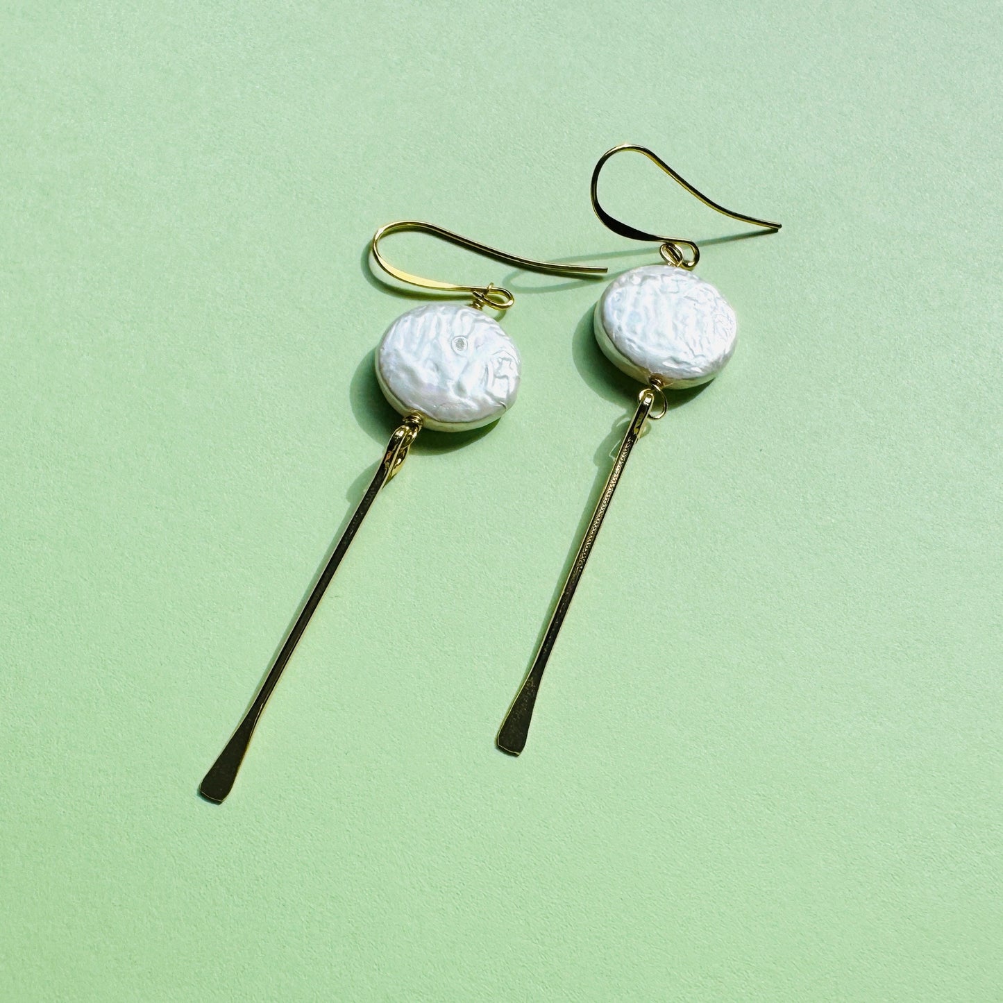 Pearl Earrings, Geometric Jewelry, Western Jewelry, Best Friend Birthday, Wedding Jewelry for Brides, Unique Birthday Gift for Mom, Boho