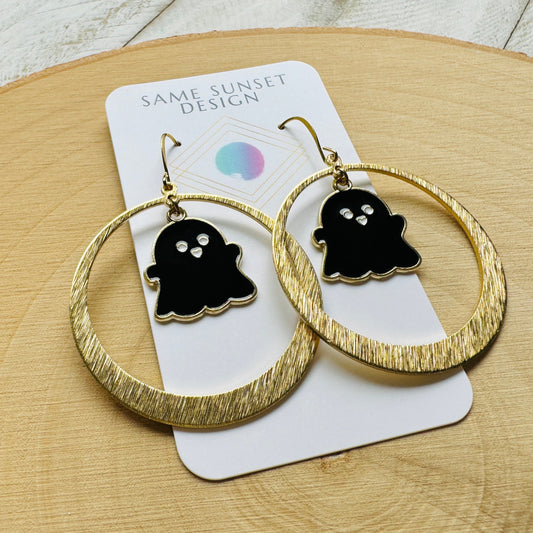 Ghost Earrings, Spooky Season Earrings, Trendy Earrings, Halloween Gift for Women, BFF Birthday Gift, Friend Gifts for Woman Birthday