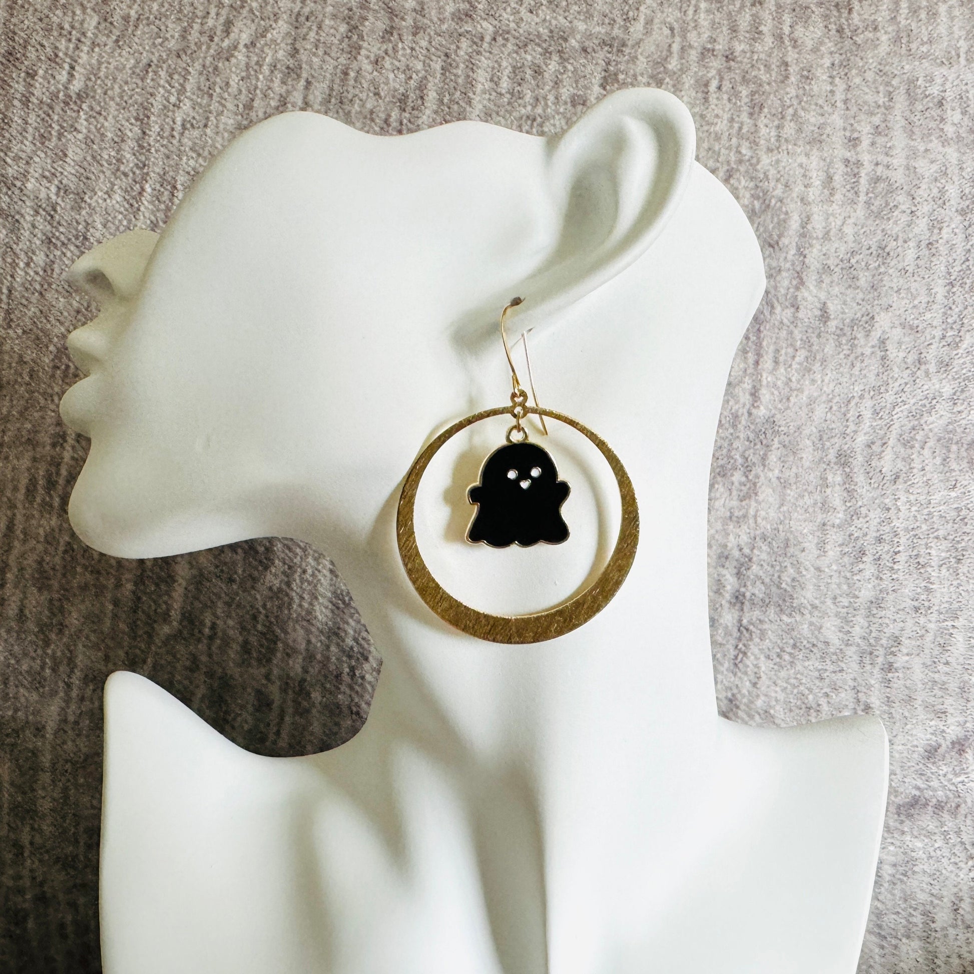 Ghost Earrings, Spooky Season Earrings, Trendy Earrings, Halloween Gift for Women, BFF Birthday Gift, Friend Gifts for Woman Birthday