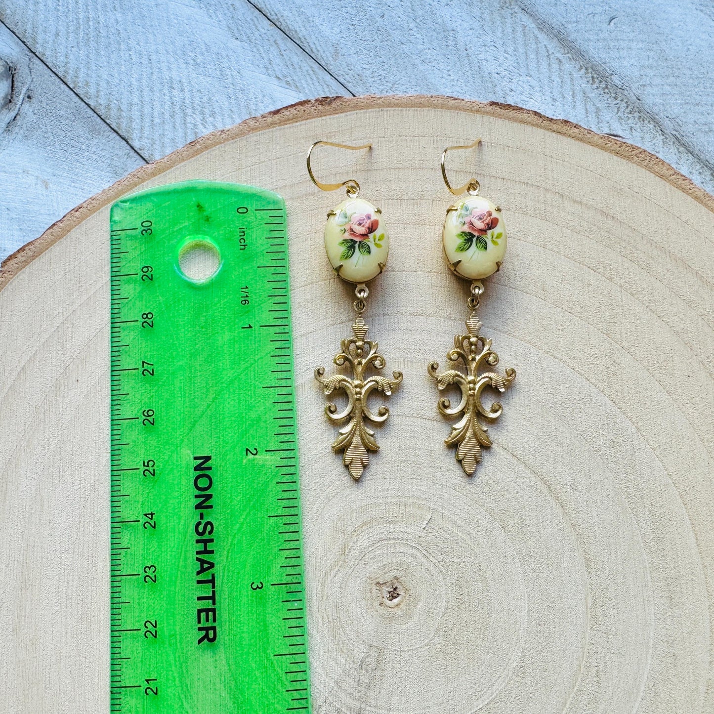 Flower Earrings, Fairycore Earrings, Earrings for Wedding Day, Cottagecore Jewelry, Unique Christmas Gifts for Friends, Sweet 16 Gift