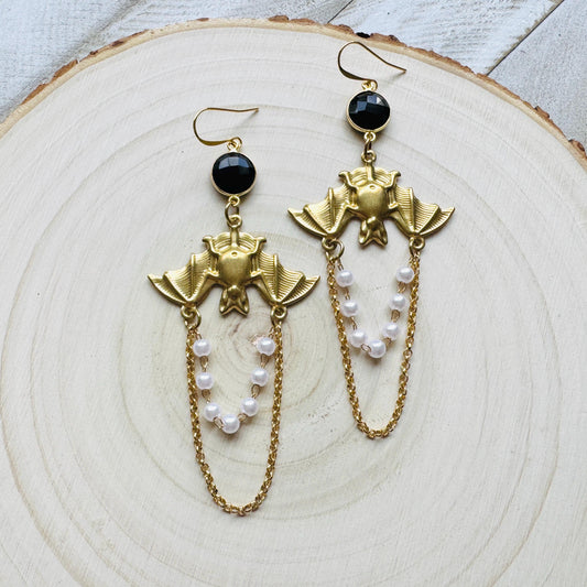 Bat Earrings, Goth Punk Alternative Witchy Jewelry, Trendy Earrings, Best Gifts for Aunt, Valentines Day Gift, Galentines Gift for Friends