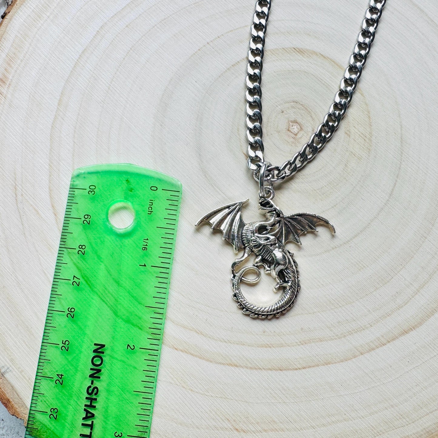 Dragon Necklace, Punk Necklace, Goth Necklace, Nerdy Gifts for Women, College Gifts for Daughter, Fun Birthday Gift, Graduation Gifts