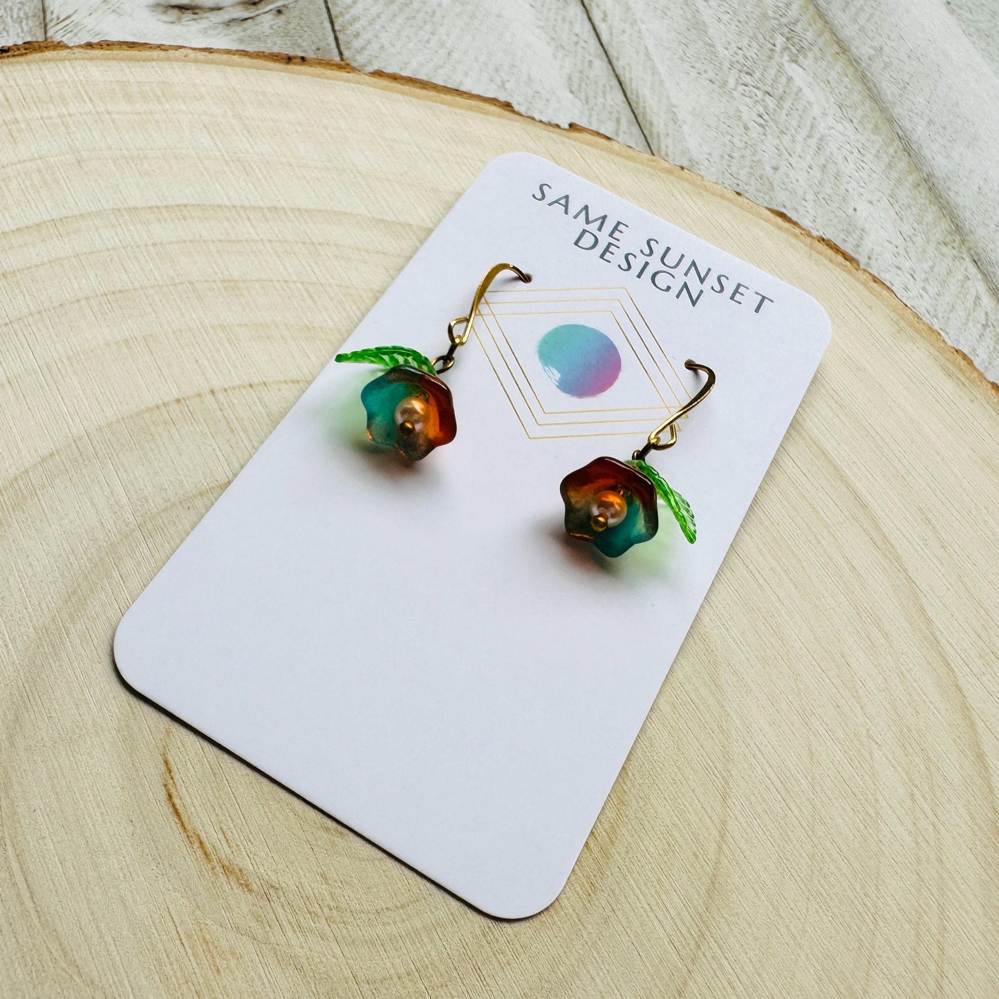 Flower Earrings, Pearl Earrings, Fairycore Jewelry, Coquette Jewelry, Trendy Jewelry 2025, Cottagecore Earrings, Birthday Gift for Mom