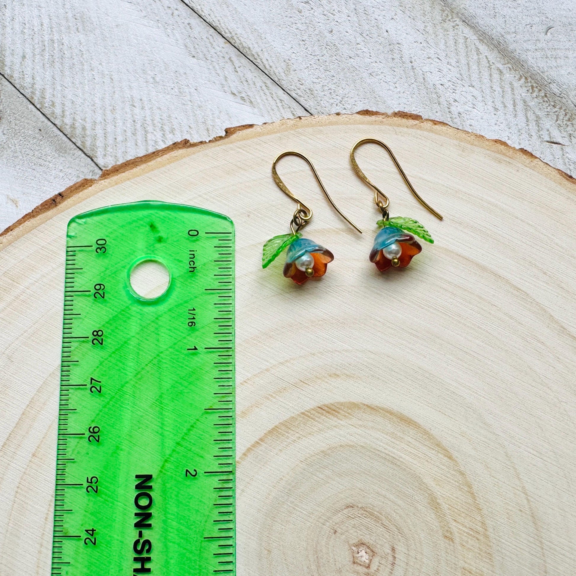 Flower Earrings, Pearl Earrings, Fairycore Jewelry, Coquette Jewelry, Trendy Jewelry 2025, Cottagecore Earrings, Birthday Gift for Mom