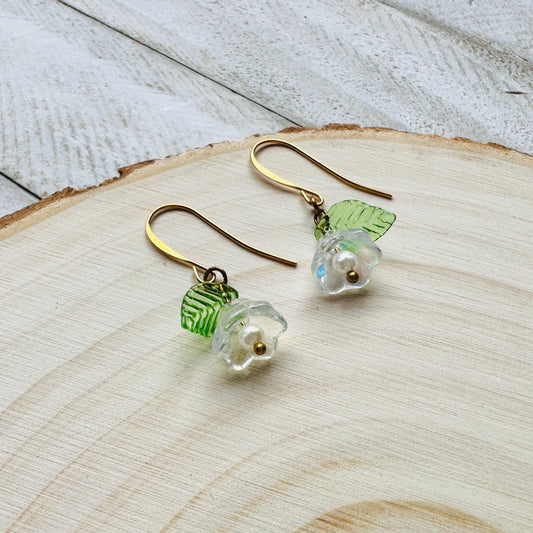 Flower Earrings, Cottagecore Jewelry, Fairycore Jewelry, Unique Gifts for Women, Witchy Gifts for Women Aesthetic, Plant Lover Birthday Gift