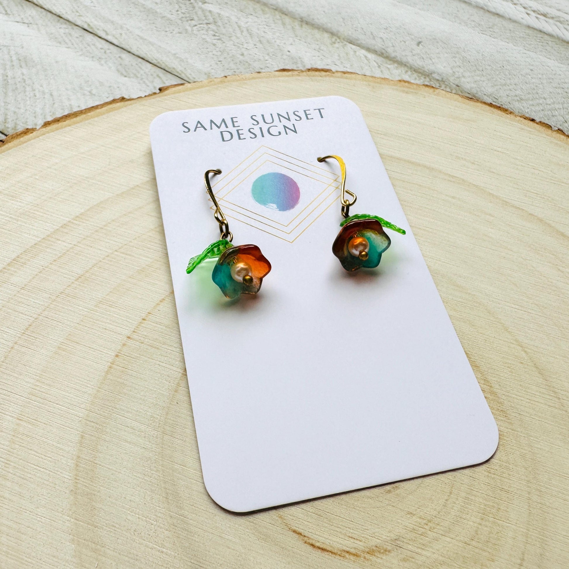 Flower Earrings, Pearl Earrings, Fairycore Jewelry, Coquette Jewelry, Trendy Jewelry 2025, Cottagecore Earrings, Birthday Gift for Mom
