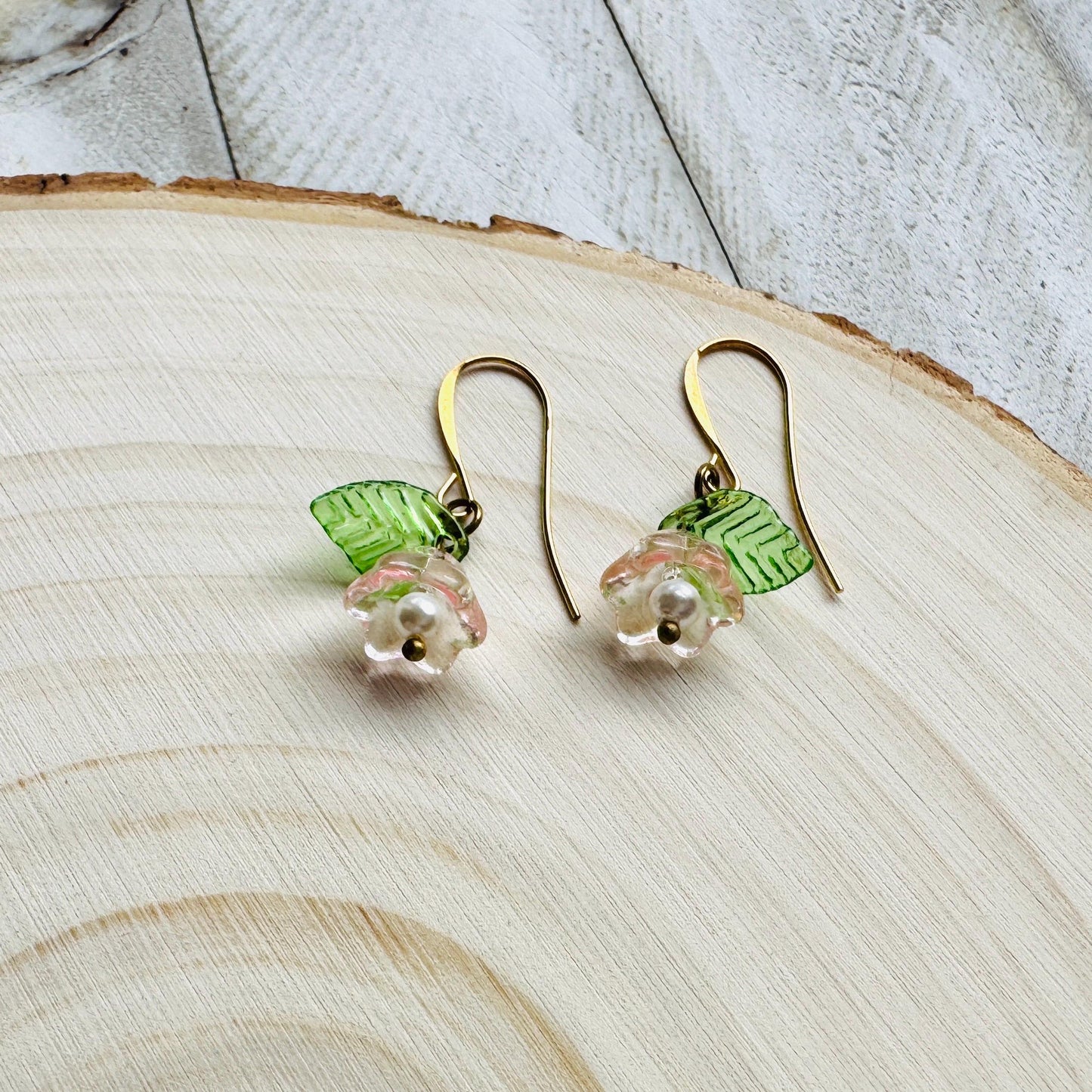 Flower Earrings, Pearl Earrings, Cottagecore Jewelry, Fairycore Jewelry, Best Friend Birthday Gifts for Her, Unique Gifts for Women
