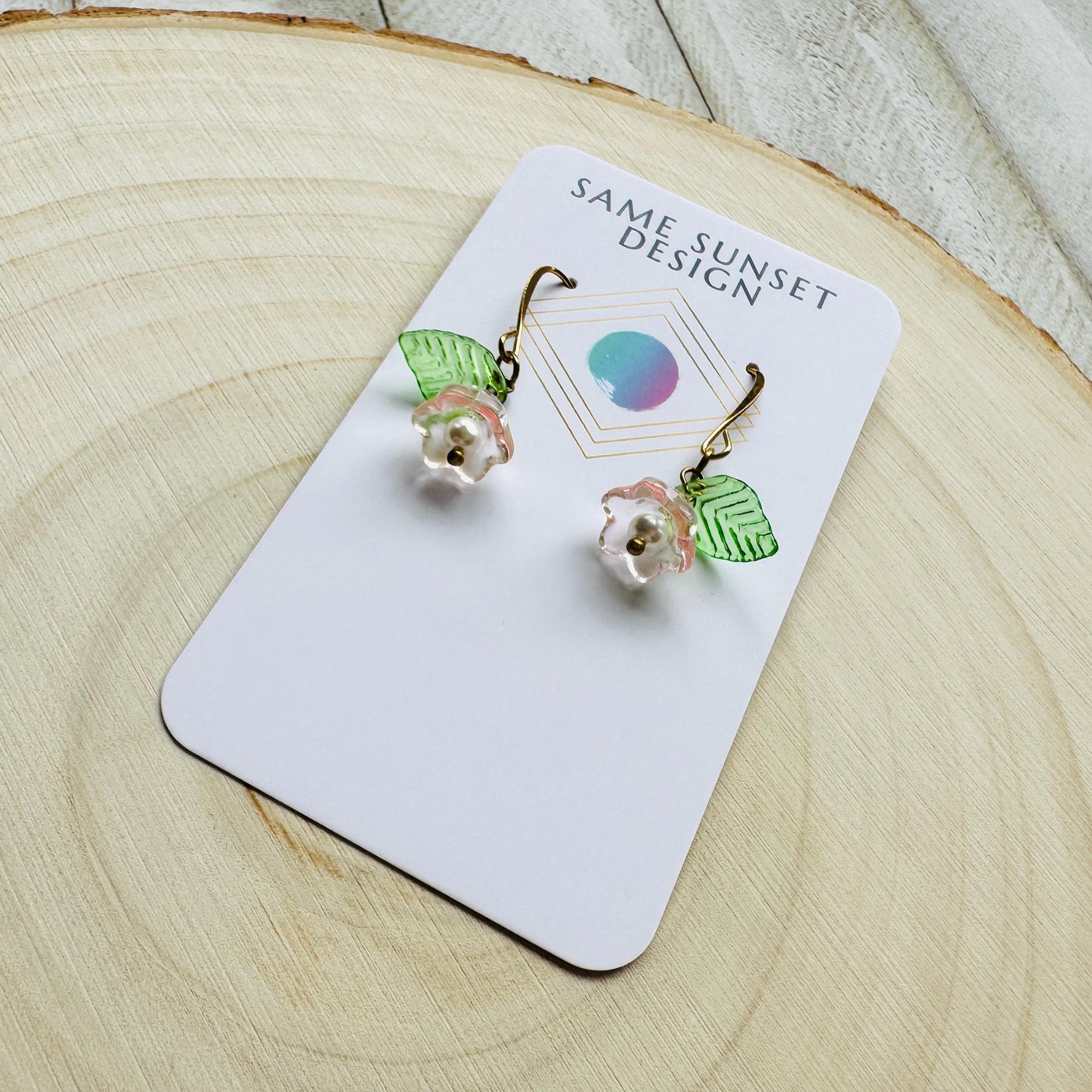 Flower Earrings, Pearl Earrings, Cottagecore Jewelry, Fairycore Jewelry, Best Friend Birthday Gifts for Her, Unique Gifts for Women