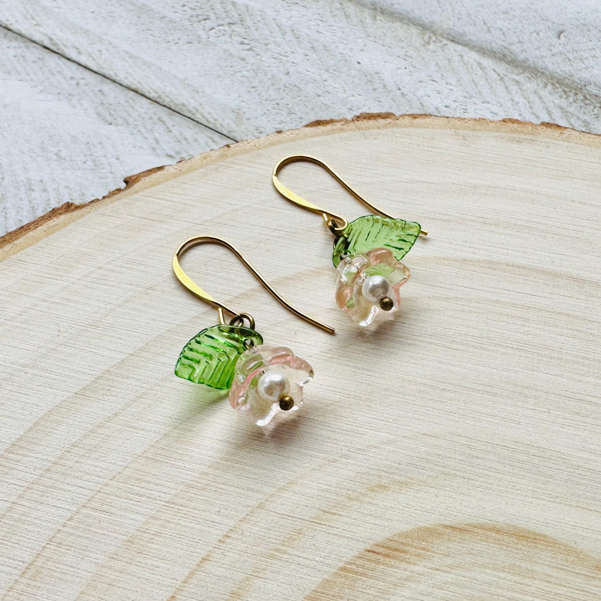 Flower Earrings, Pearl Earrings, Cottagecore Jewelry, Fairycore Jewelry, Best Friend Birthday Gifts for Her, Unique Gifts for Women