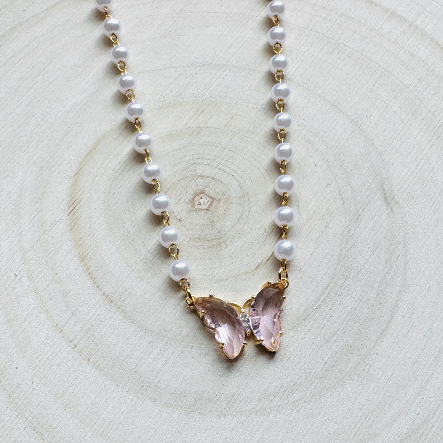 Butterfly Necklace, Boho Necklace, Fairycore Jewelry, Cottagecore Jewelry, Coquette Jewelry, Birthday Gift for Mom, Necklace for Bride