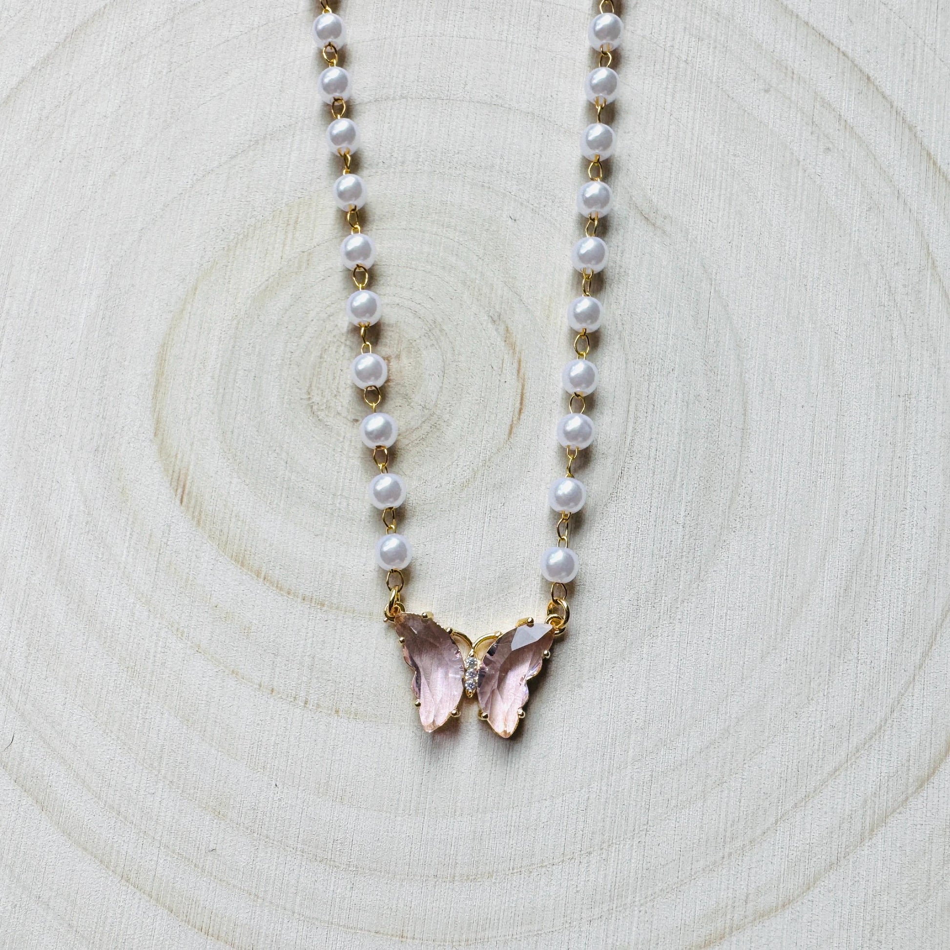 Butterfly Necklace, Boho Necklace, Fairycore Jewelry, Cottagecore Jewelry, Coquette Jewelry, Birthday Gift for Mom, Necklace for Bride