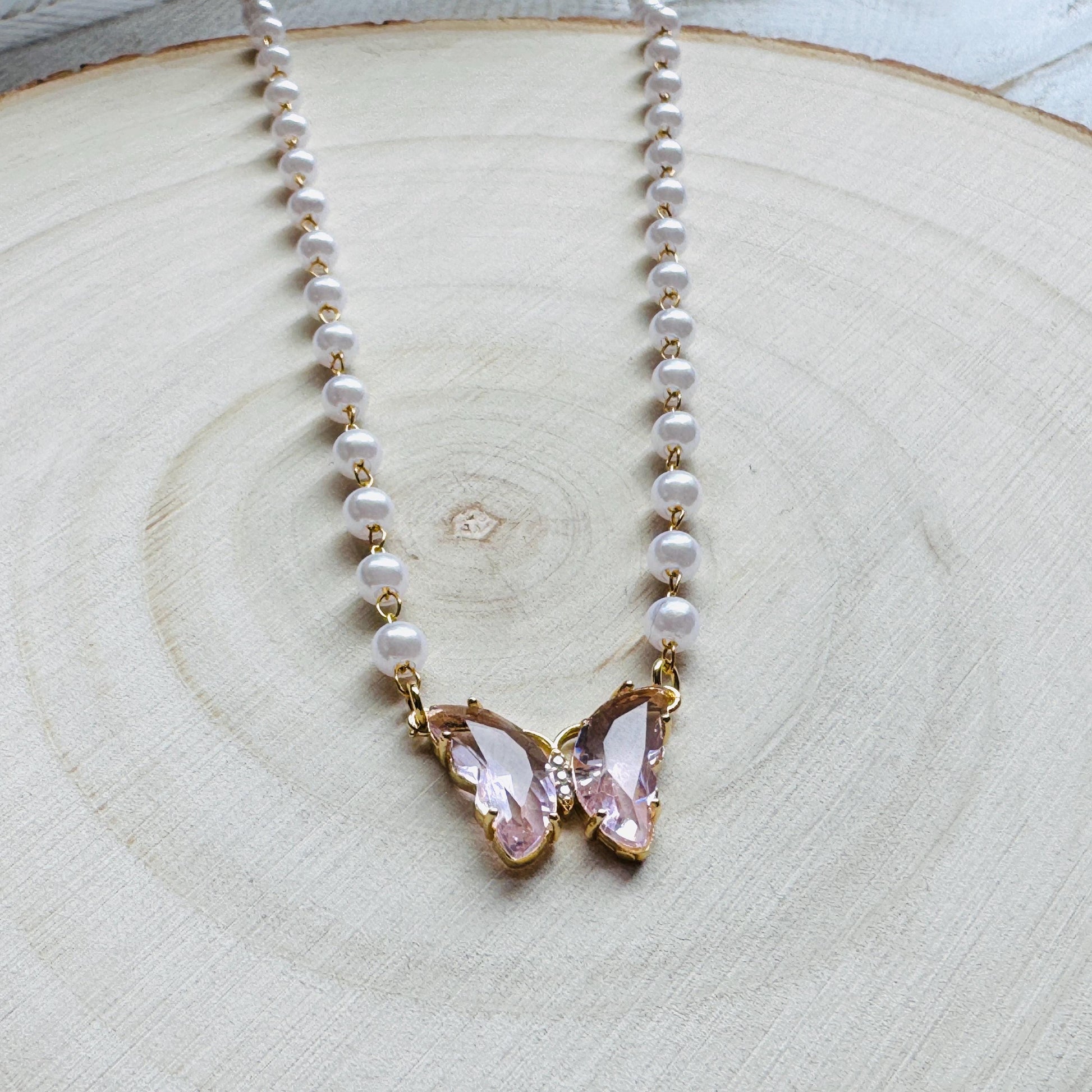 Butterfly Necklace, Boho Necklace, Fairycore Jewelry, Cottagecore Jewelry, Coquette Jewelry, Birthday Gift for Mom, Necklace for Bride