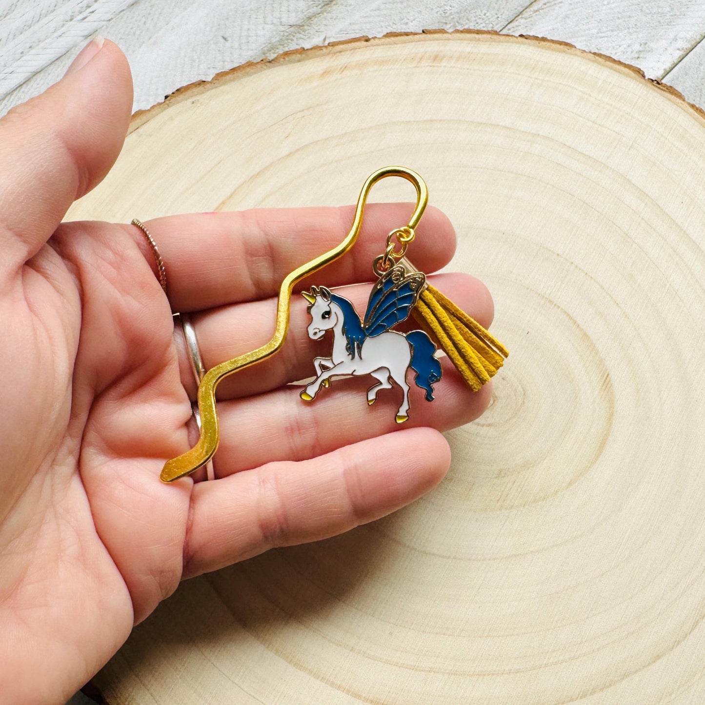 Unicorn Bookmark, Charm Bookmark, Book Lover Gifts, Teacher Bookmark, Birthday Present For Her, Unicorn Gift for Adults, Bookworm Gifts
