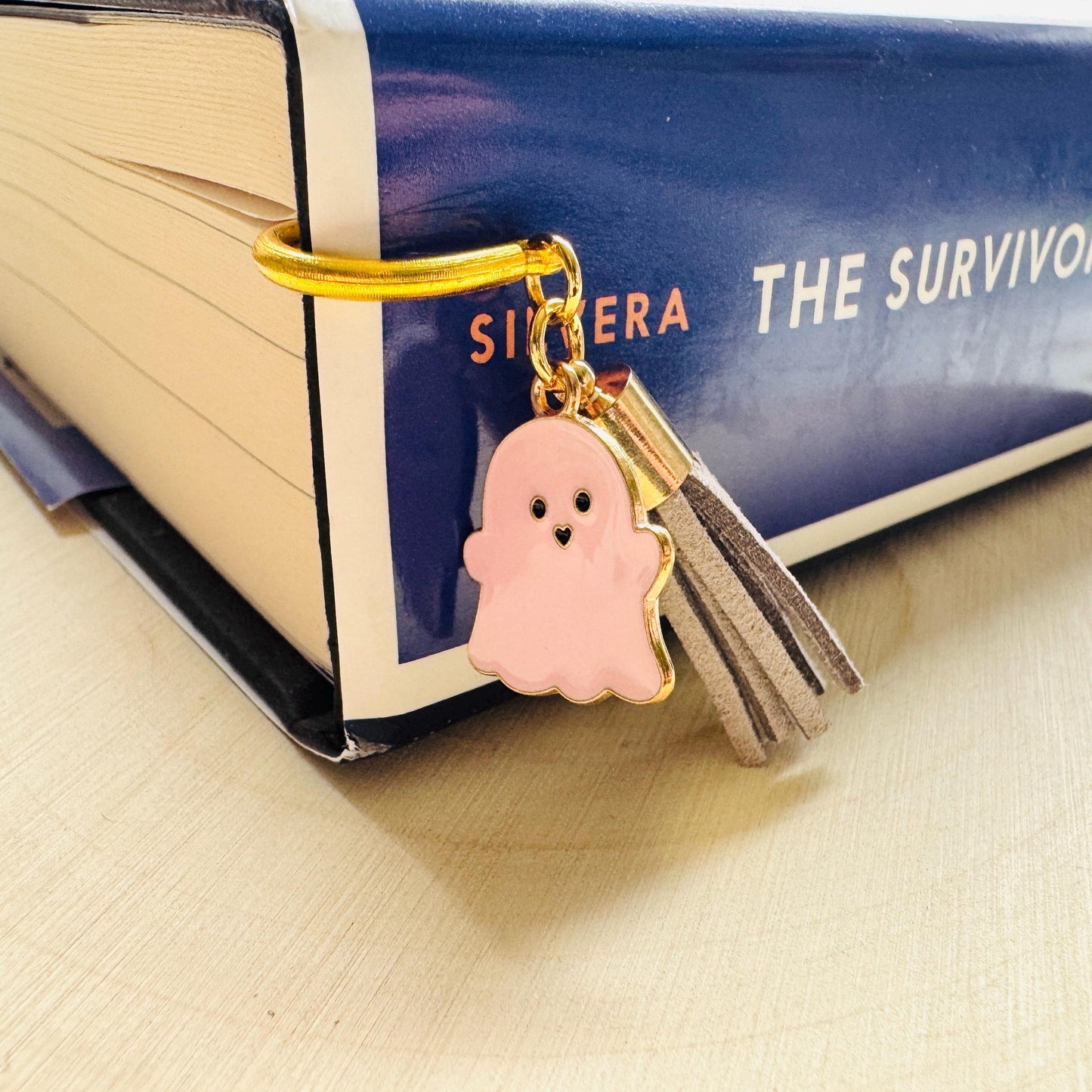 Ghost Bookmark, Halloween Bookmark, Bookmark for Women, Teacher Bookmark, Book Lover Gifts, Bookworm Gifts, Unique Halloween Gifts, Kawaii