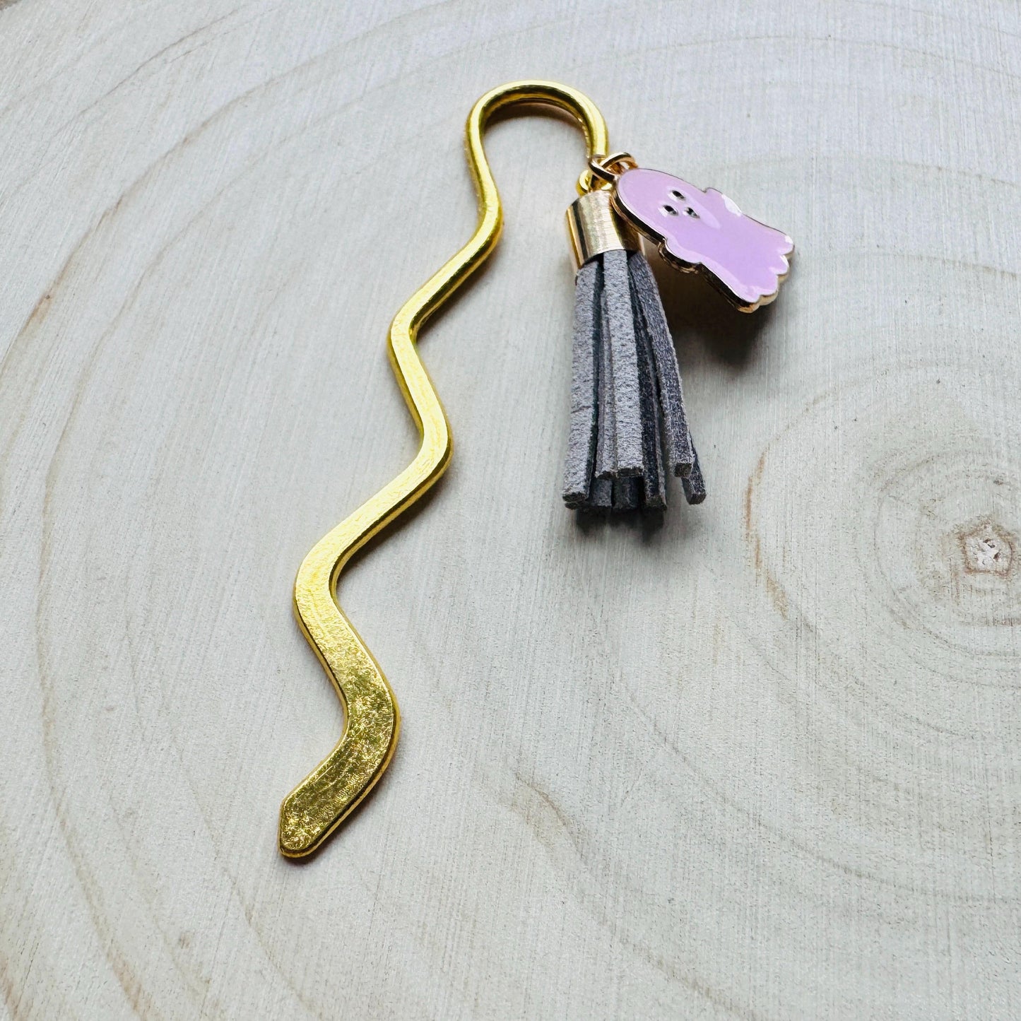 Ghost Bookmark, Halloween Bookmark, Bookmark for Women, Teacher Bookmark, Book Lover Gifts, Bookworm Gifts, Unique Halloween Gifts, Kawaii