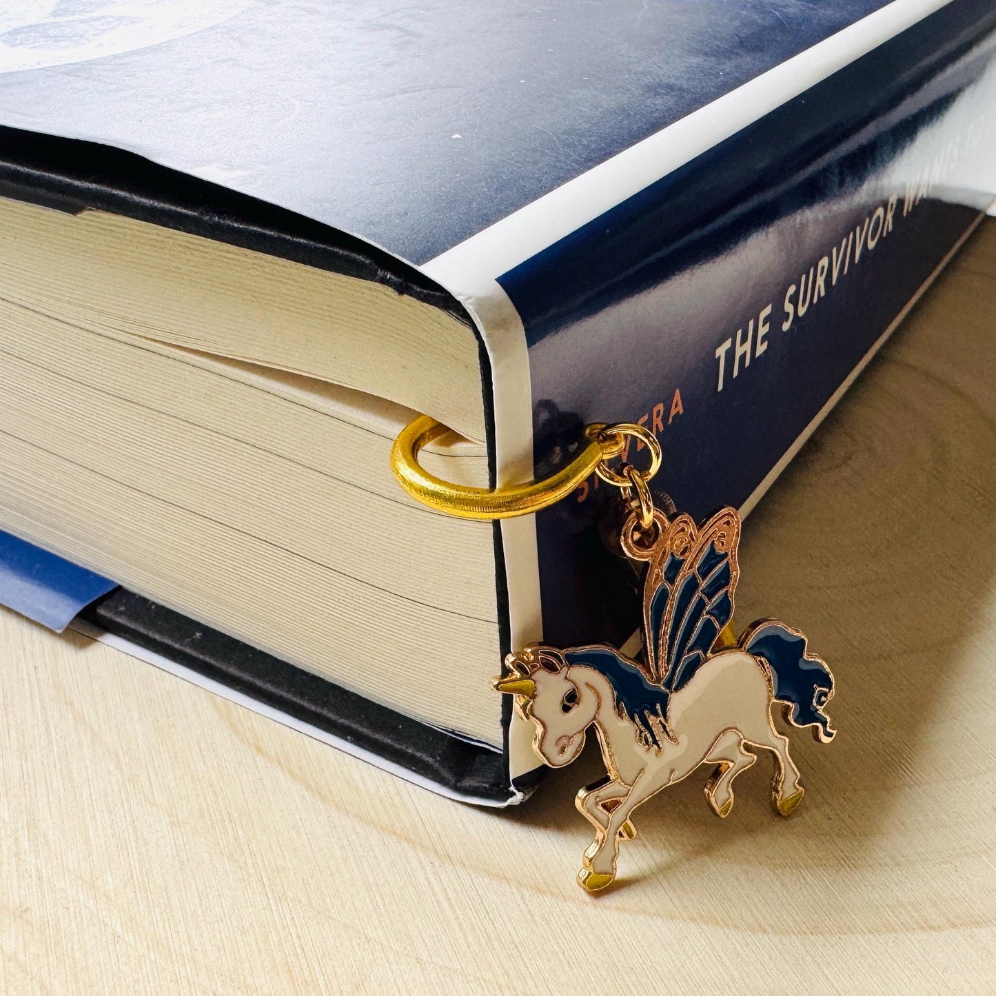 Unicorn Bookmark, Charm Bookmark, Book Lover Gifts, Teacher Bookmark, Birthday Present For Her, Unicorn Gift for Adults, Bookworm Gifts