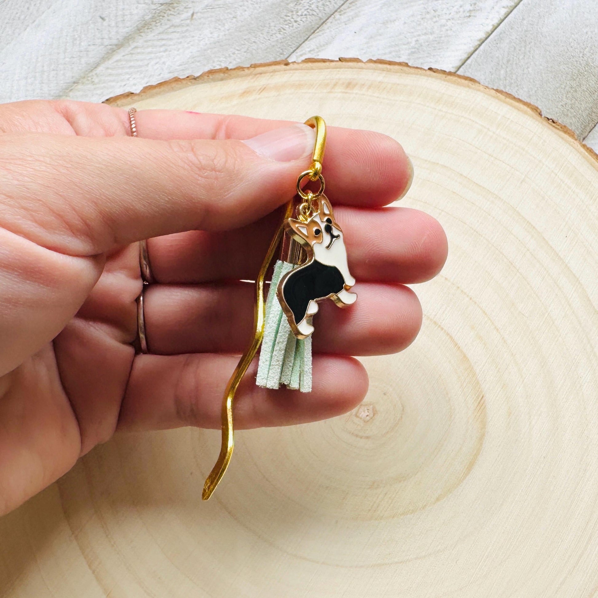 Dog Bookmark, Bookmark for Women, Tassel Bookmark, Book Lover Gift, English Teacher Gift, Bookworm Gifts, Friend Gifts for Birthday