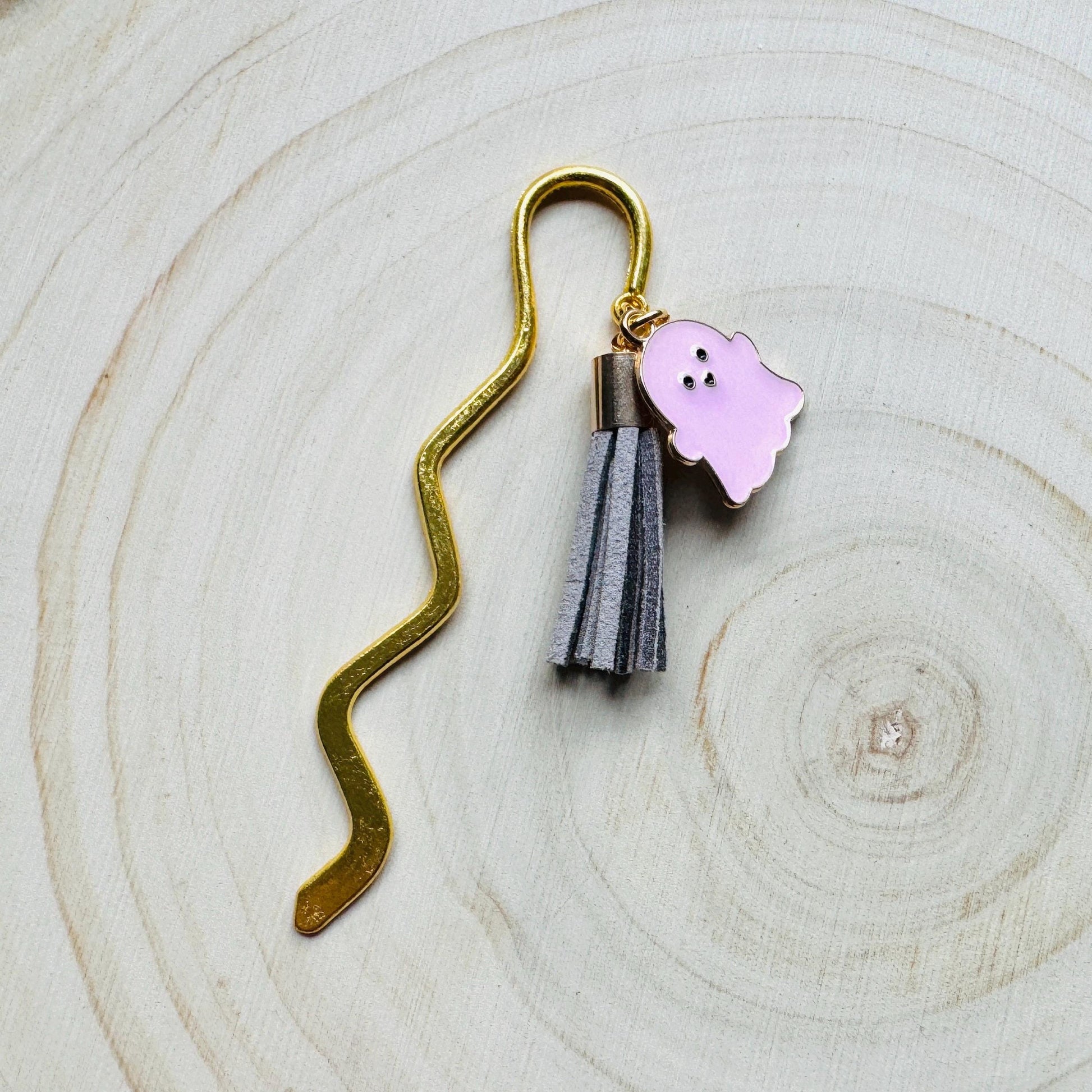 Ghost Bookmark, Halloween Bookmark, Bookmark for Women, Teacher Bookmark, Book Lover Gifts, Bookworm Gifts, Unique Halloween Gifts, Kawaii