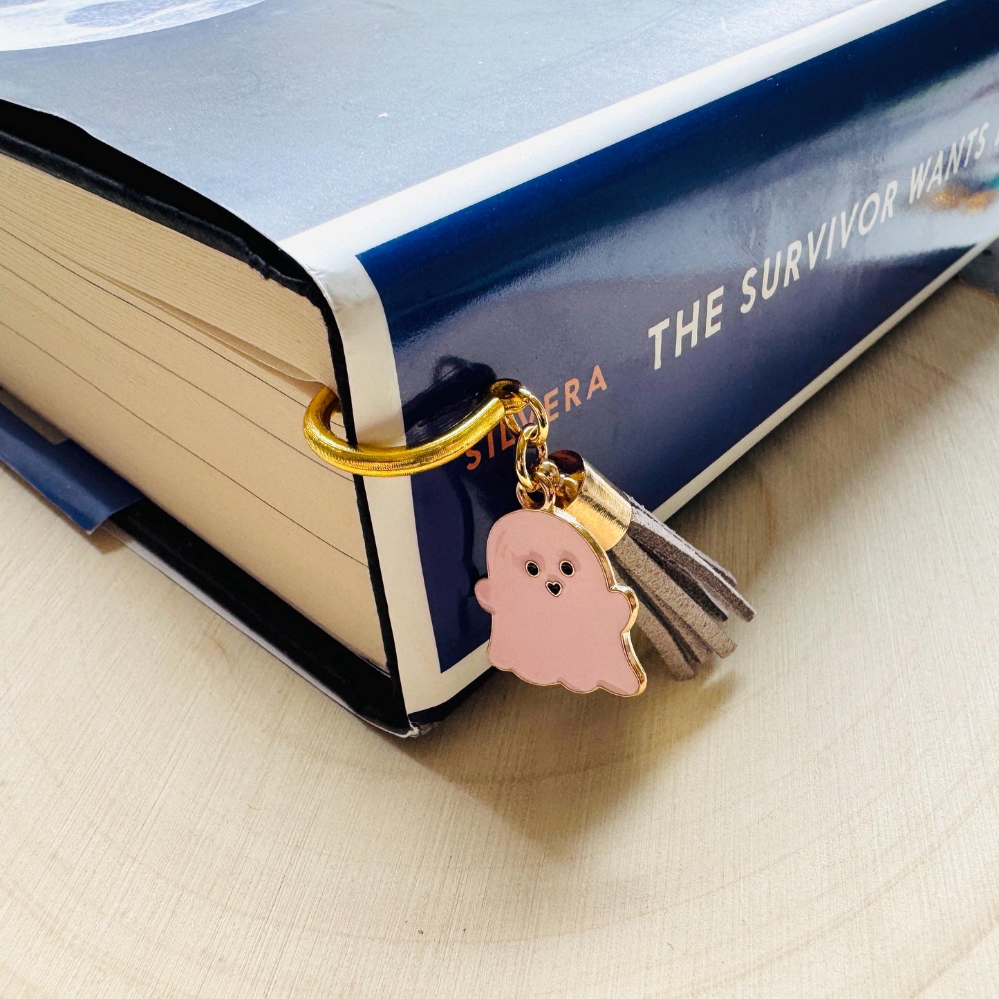 Ghost Bookmark, Halloween Bookmark, Bookmark for Women, Teacher Bookmark, Book Lover Gifts, Bookworm Gifts, Unique Halloween Gifts, Kawaii
