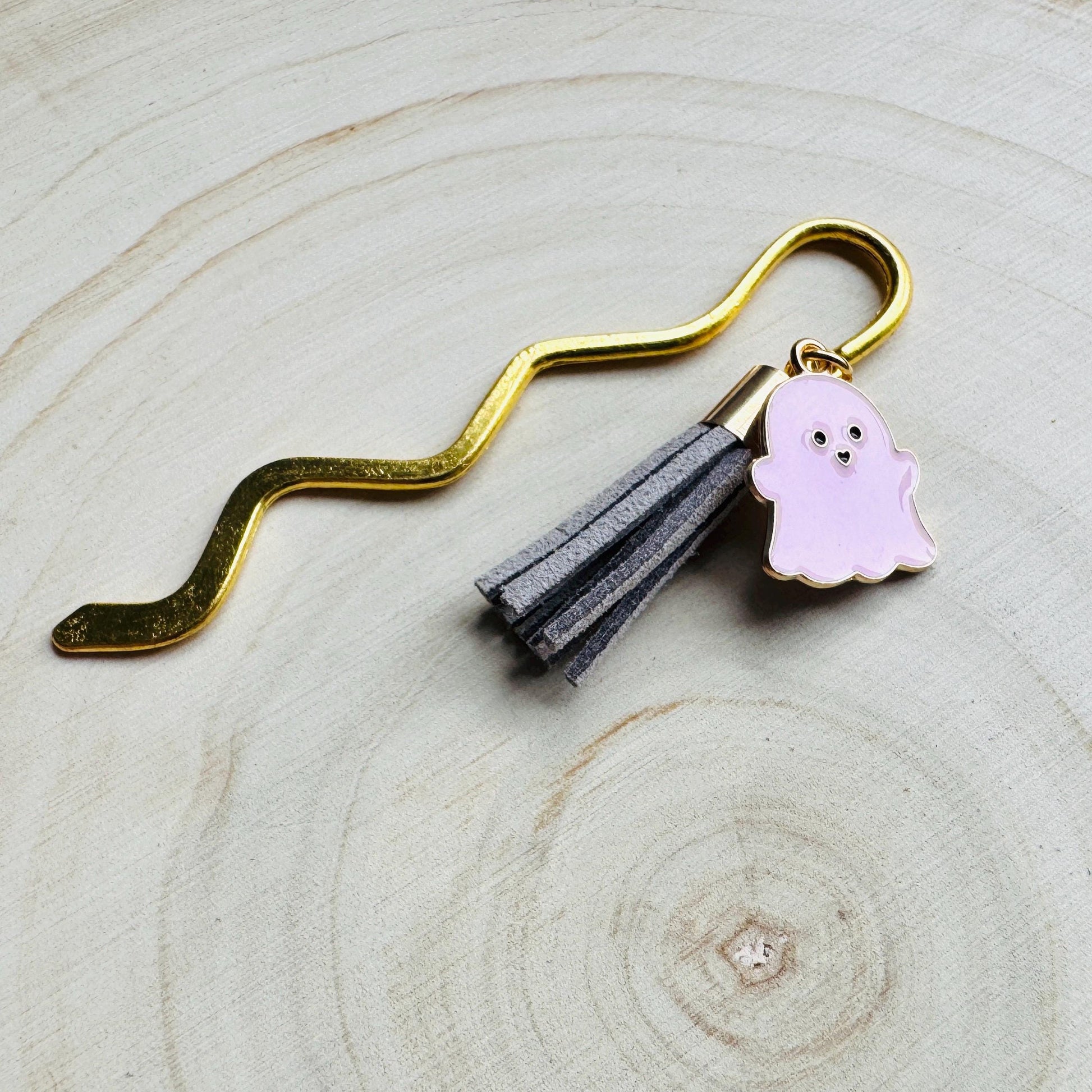 Ghost Bookmark, Halloween Bookmark, Bookmark for Women, Teacher Bookmark, Book Lover Gifts, Bookworm Gifts, Unique Halloween Gifts, Kawaii