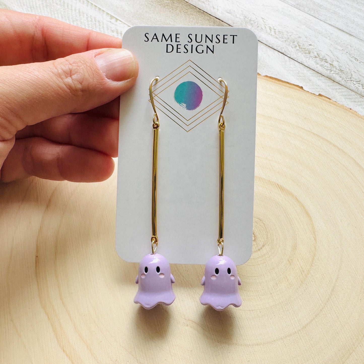 Ghost Earrings, Goth Earrings, Kawaii Jewelry, Punk Jewelry Men, Witchy Gifts for Women Aesthetic, Halloween Gift for Women, Whimsical Gifts