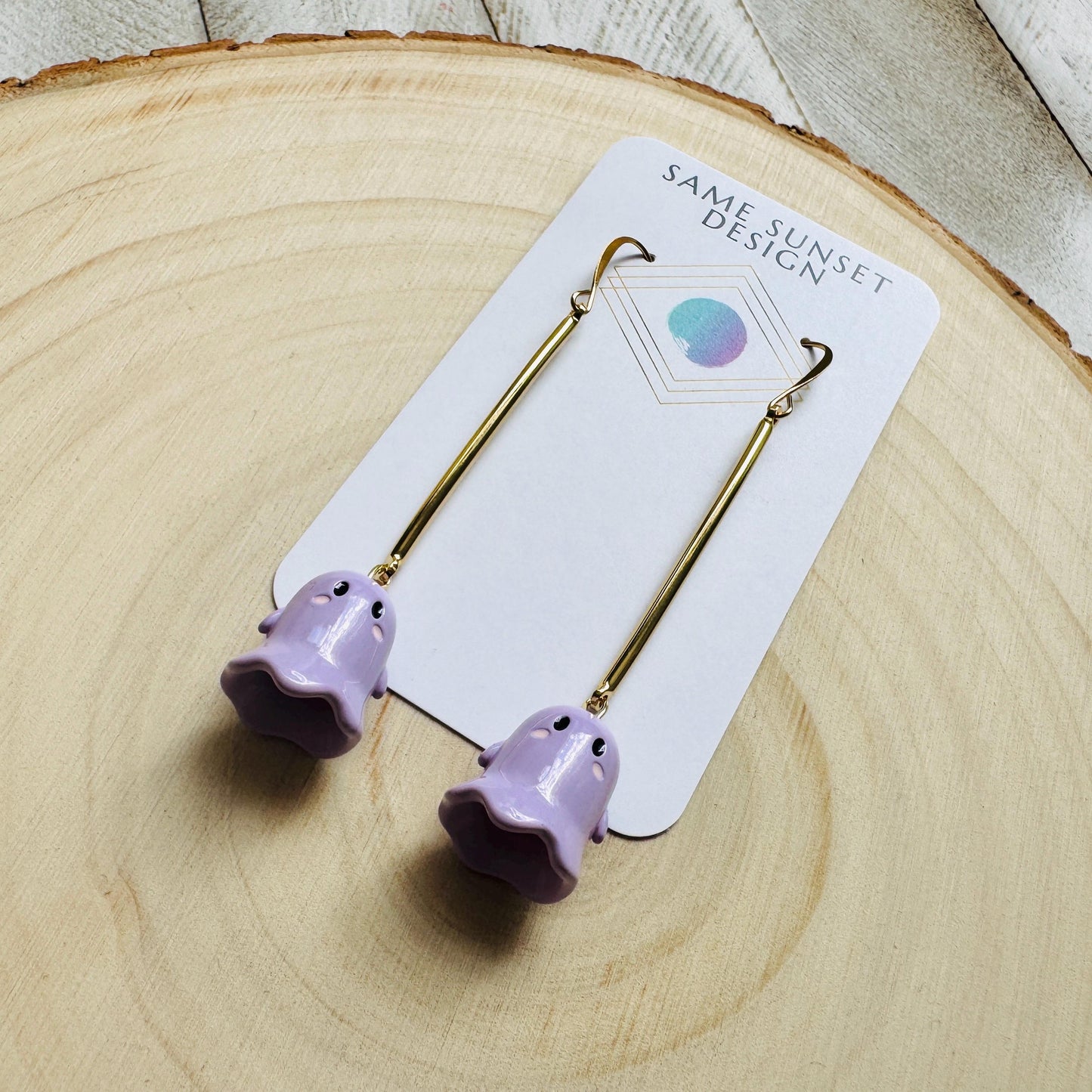 Ghost Earrings, Goth Earrings, Kawaii Jewelry, Punk Jewelry Men, Witchy Gifts for Women Aesthetic, Halloween Gift for Women, Whimsical Gifts