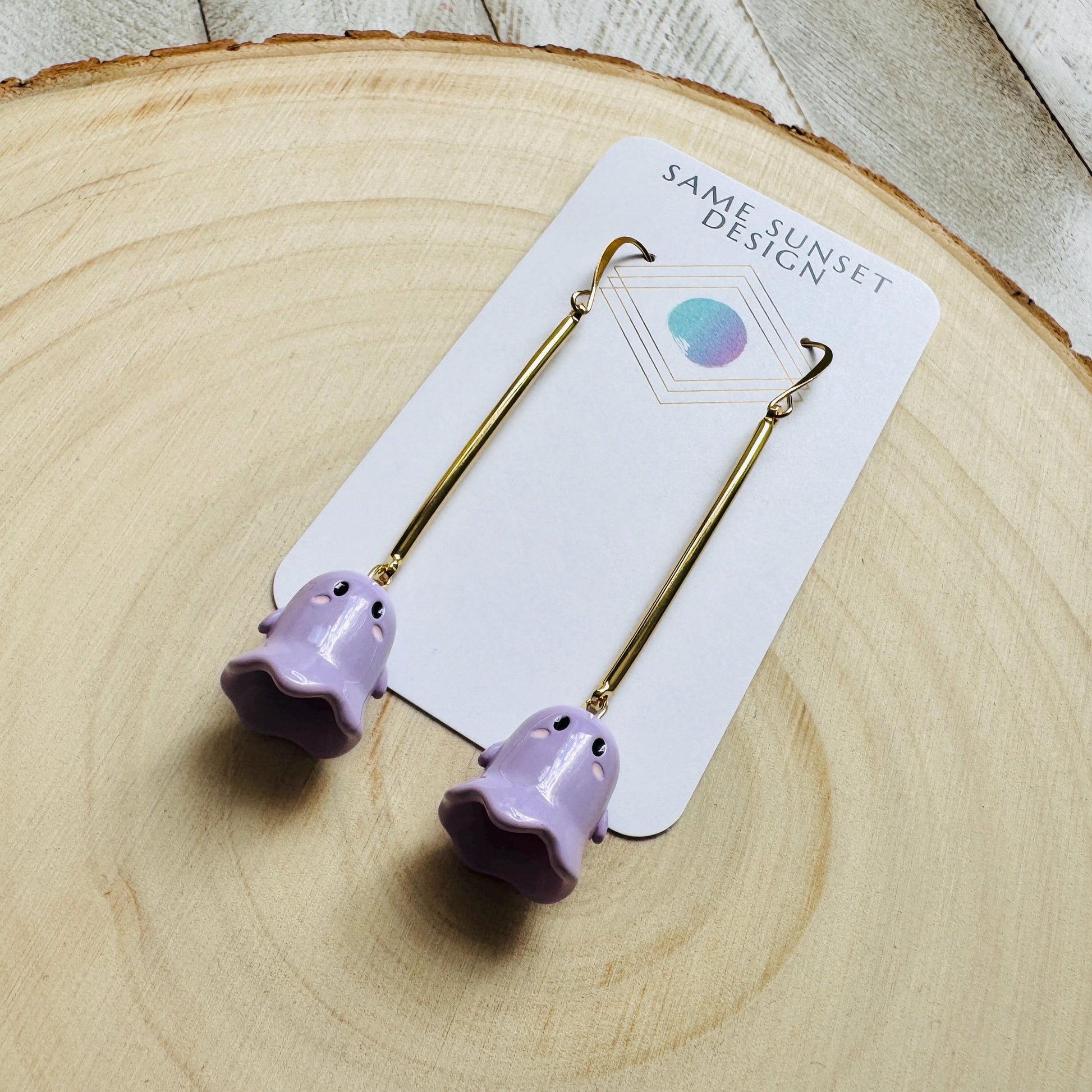 Ghost Earrings, Goth Earrings, Kawaii Jewelry, Punk Jewelry Men, Witchy Gifts for Women Aesthetic, Halloween Gift for Women, Whimsical Gifts