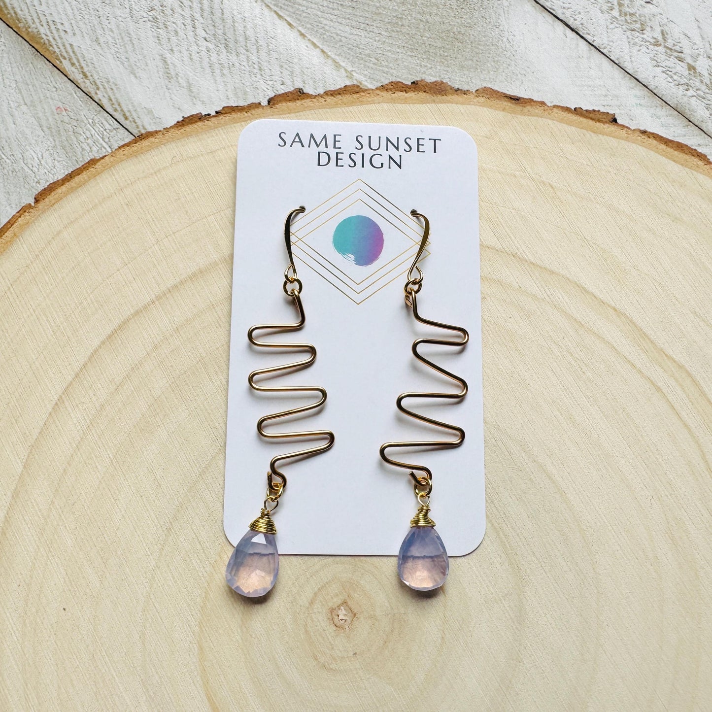 Amethyst Earrings Dangle, Purple Earrings, Gemstone Earrings, Art Deco Earrings, Boho Hippie Jewelry, Christmas Gifts for Aunt, Teacher Gift