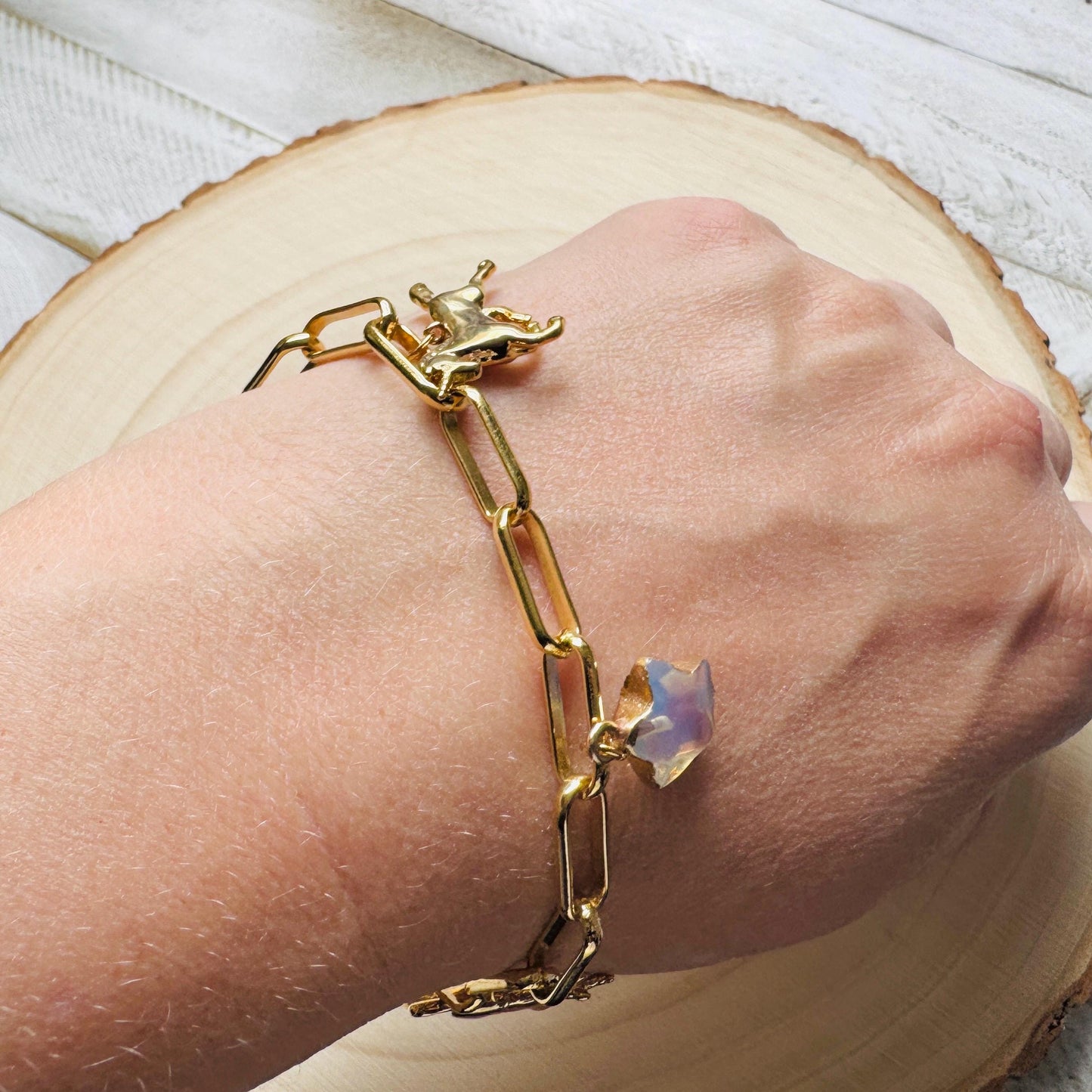Chain Bracelet, Unicorn Bracelet, Star Bracelet, Chunky Gold Bracelet, Charm Bracelet, Trendy Jewelry, Friend Gifts For Birthday, Boho Chic