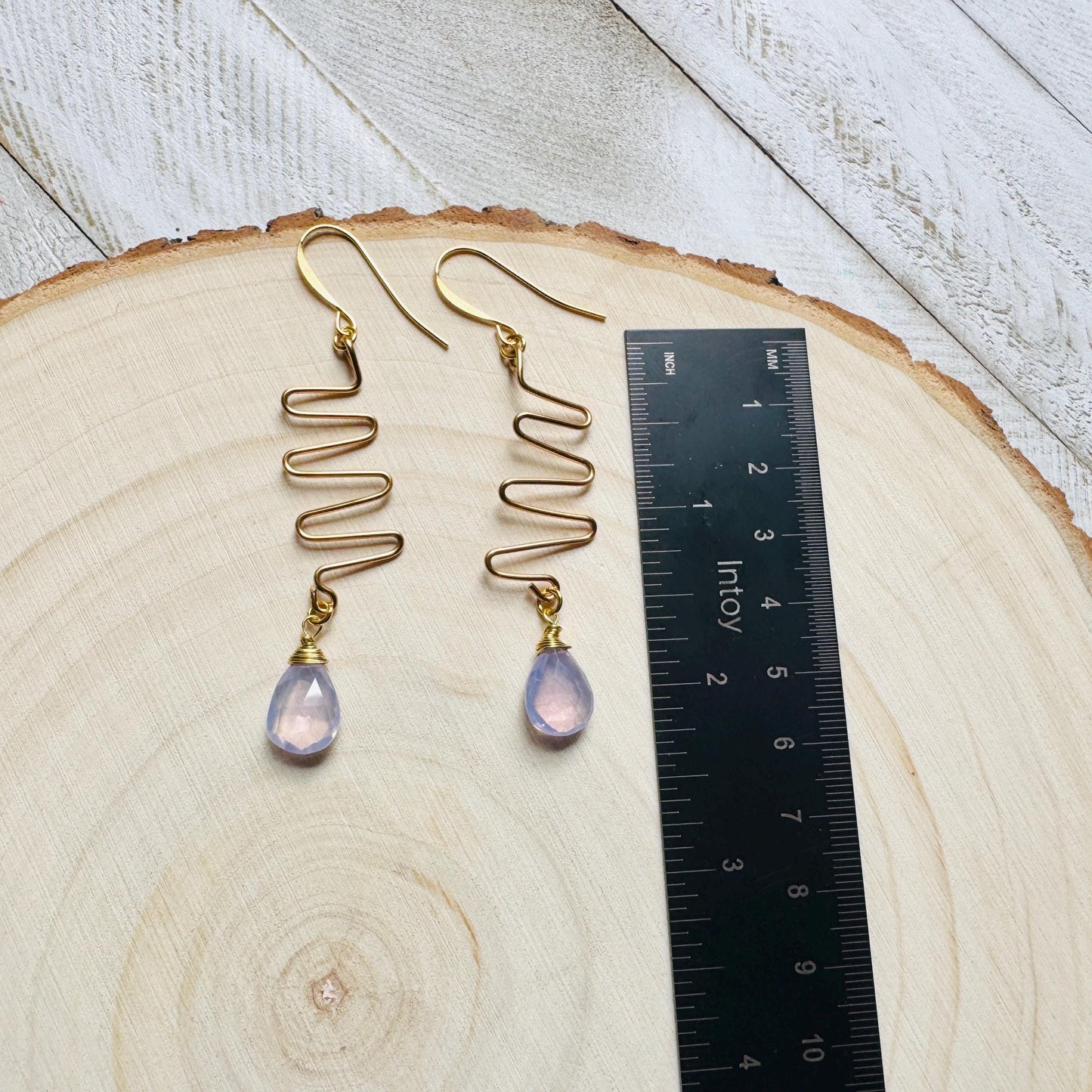 Amethyst Earrings Dangle, Purple Earrings, Gemstone Earrings, Art Deco Earrings, Boho Hippie Jewelry, Christmas Gifts for Aunt, Teacher Gift