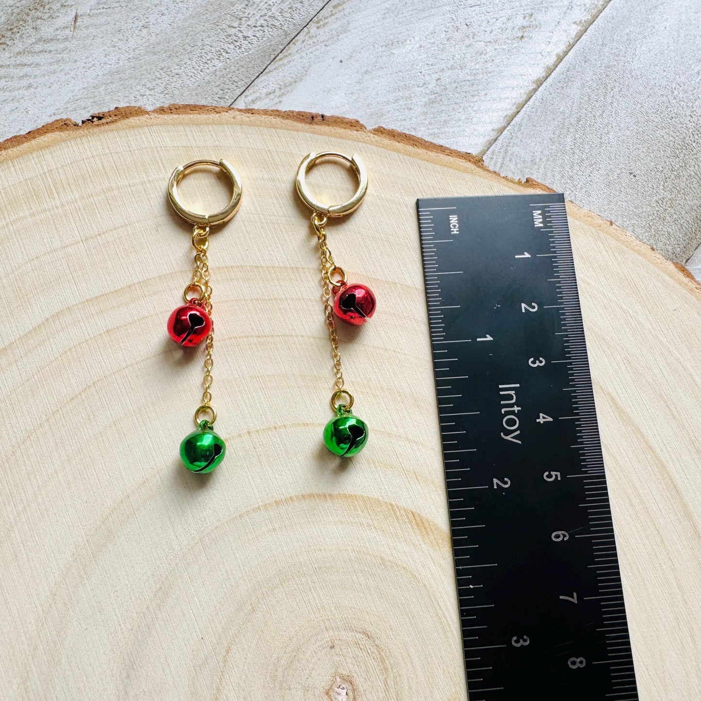 Bell Earrings, Christmas Earrings, Huggie Hoops, Holiday Earrings Dangle, Best Christmas Gifts for Women, Coquette Gifts for Girls, Boho