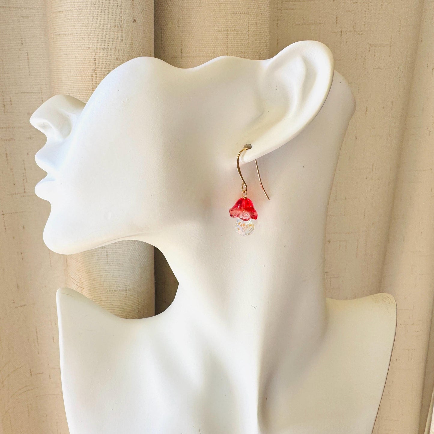 Mushroom Earrings, Witchy Earrings, Cottagecore Jewelry, Tween Jewelry, Coquette Jewelry, Unique Gifts for Women Who Have Everything