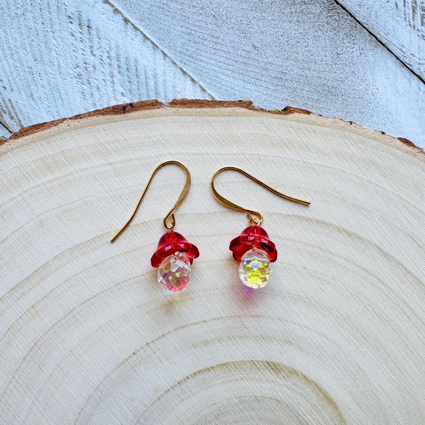 Mushroom Earrings, Witchy Earrings, Cottagecore Jewelry, Tween Jewelry, Coquette Jewelry, Unique Gifts for Women Who Have Everything