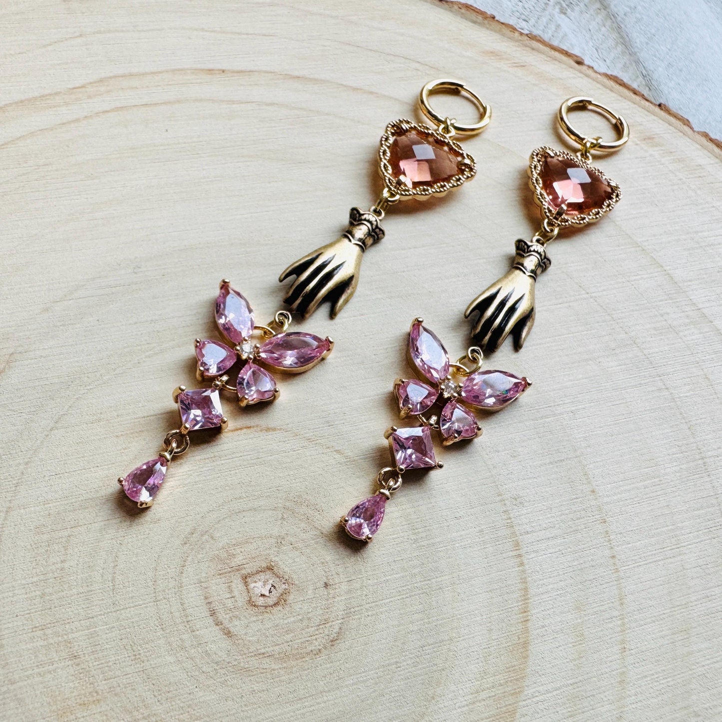 Heart Earrings Gold, Butterfly Earrings, Boho Hippie Jewely, Huggie Hoops, Coquette Jewelry, Galentine’s Gift for Friends, Whimsical Gifts