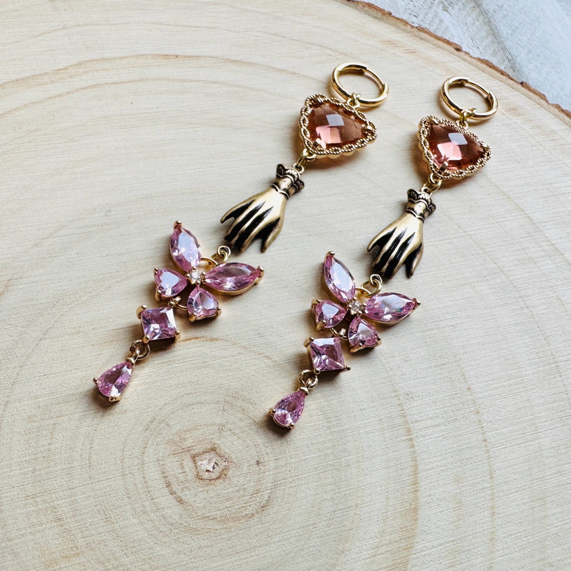 Heart Earrings Gold, Butterfly Earrings, Boho Hippie Jewely, Huggie Hoops, Coquette Jewelry, Galentine’s Gift for Friends, Whimsical Gifts
