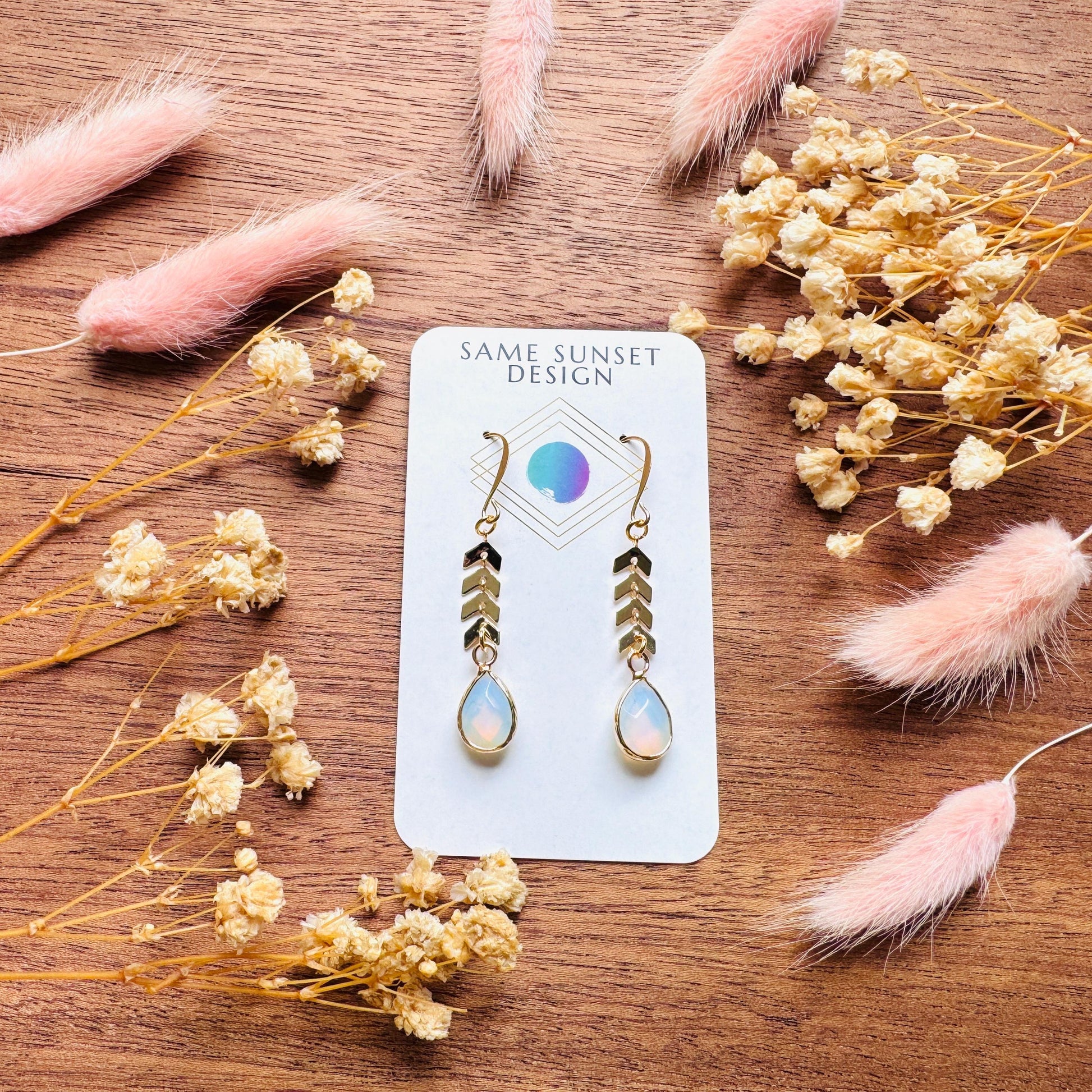 Opalite Earrings, Western Earrings, Wedding Jewelry, Boho Dangle Earrings, Trendy Jewelry 2026, Bridal Jewelry, Witchy Gifts for Her