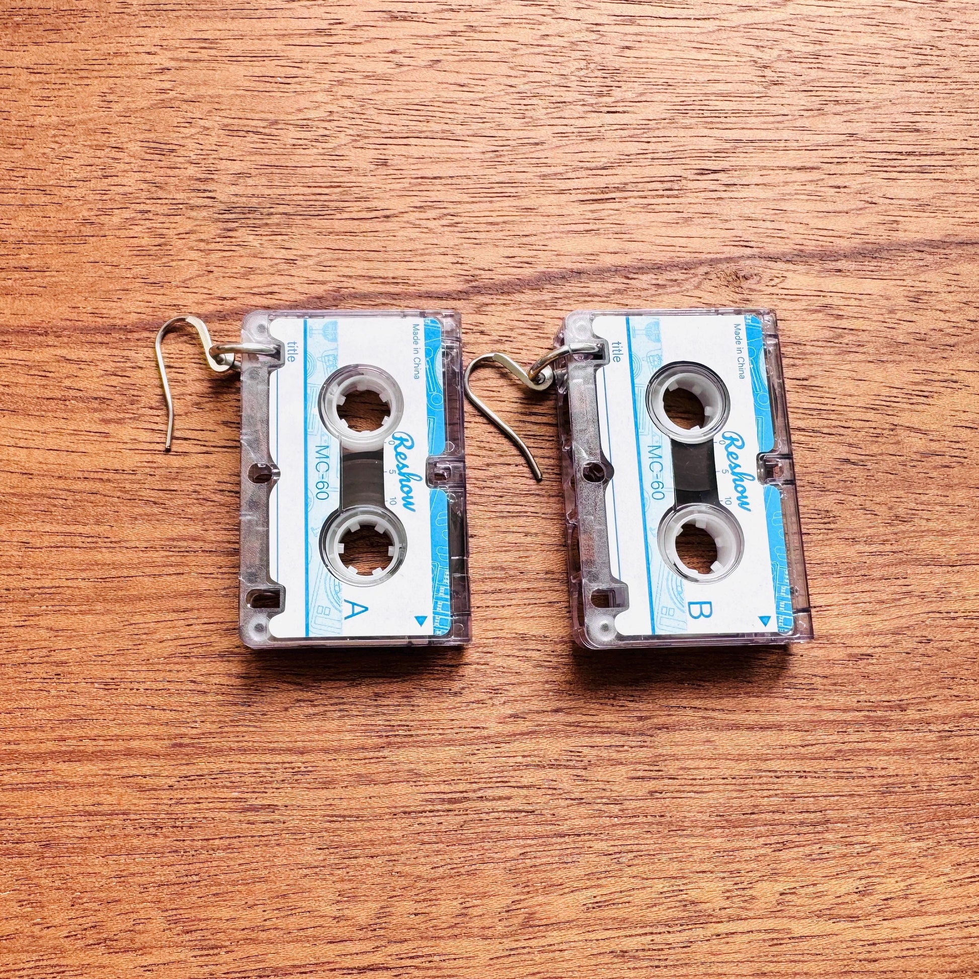 Cassette Tape Earrings, Retro Jewelry, Vintage Style Earrings, 80s Vibes, Tween Jewelry, Goth Girl Gifts, Teacher Gift, 90s Aesthetic
