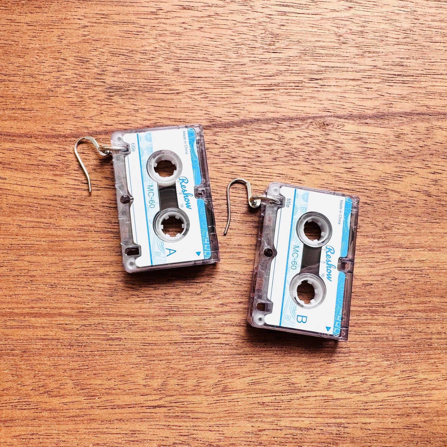 Cassette Tape Earrings, Retro Jewelry, Vintage Style Earrings, 80s Vibes, Tween Jewelry, Goth Girl Gifts, Teacher Gift, 90s Aesthetic