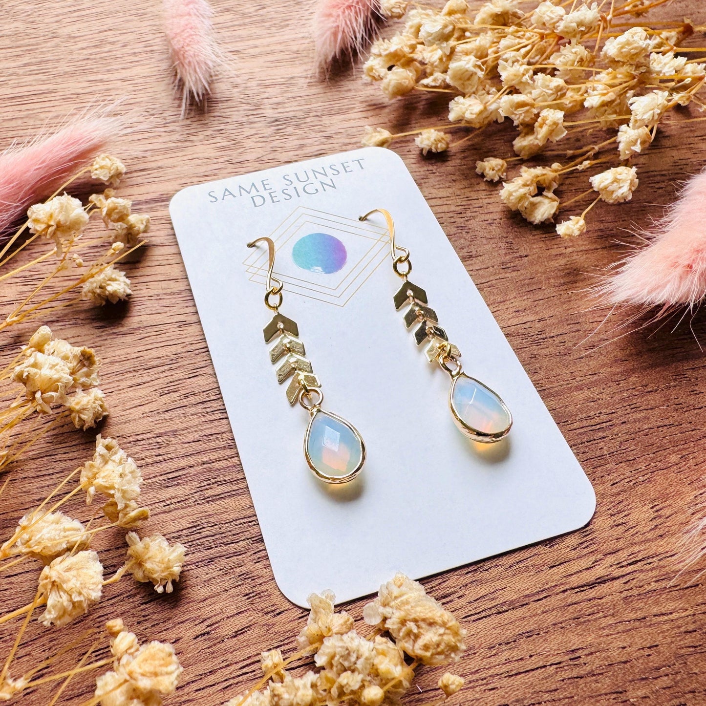 Opalite Earrings, Western Earrings, Wedding Jewelry, Boho Dangle Earrings, Trendy Jewelry 2026, Bridal Jewelry, Witchy Gifts for Her