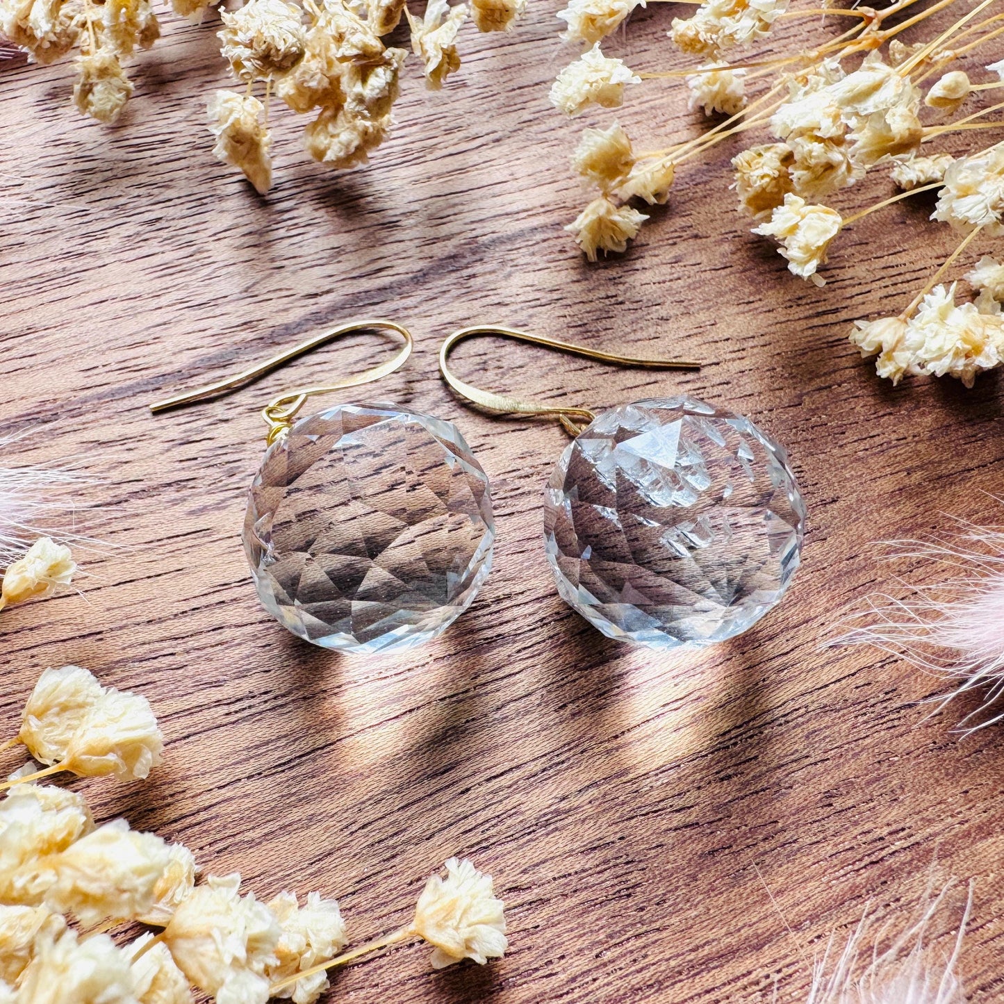 Glass Crystal Earrings, Prism Earrings, Boho Chic Earrings, Trendy Jewelry 2026, Mothers Day Gift From Daughter, Witchy Gifts for Her