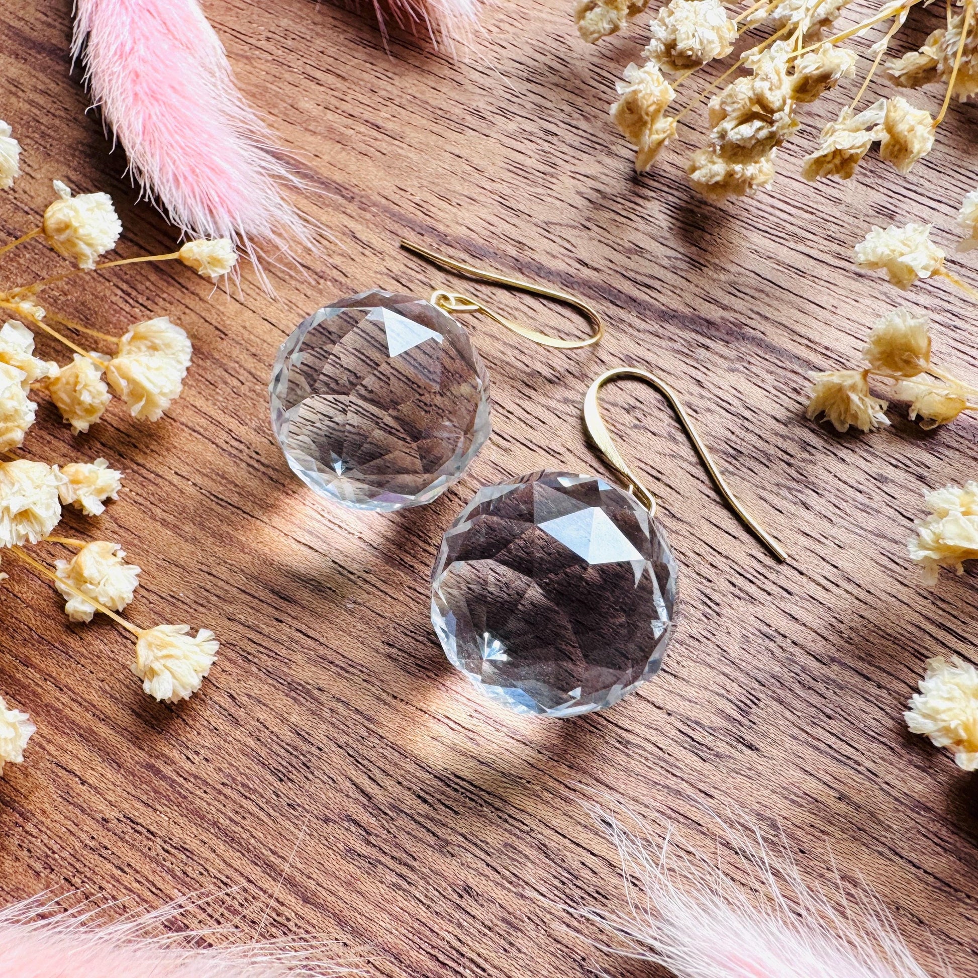 Glass Crystal Earrings, Prism Earrings, Boho Chic Earrings, Trendy Jewelry 2026, Mothers Day Gift From Daughter, Witchy Gifts for Her