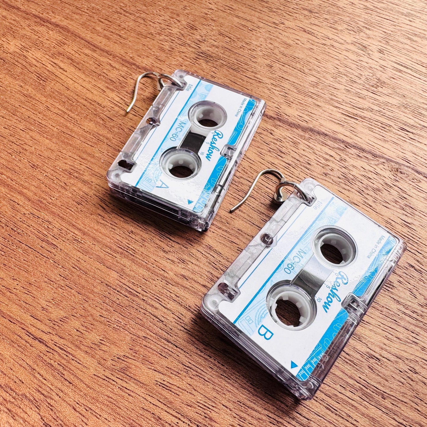 Cassette Tape Earrings, Retro Jewelry, Vintage Style Earrings, 80s Vibes, Tween Jewelry, Goth Girl Gifts, Teacher Gift, 90s Aesthetic